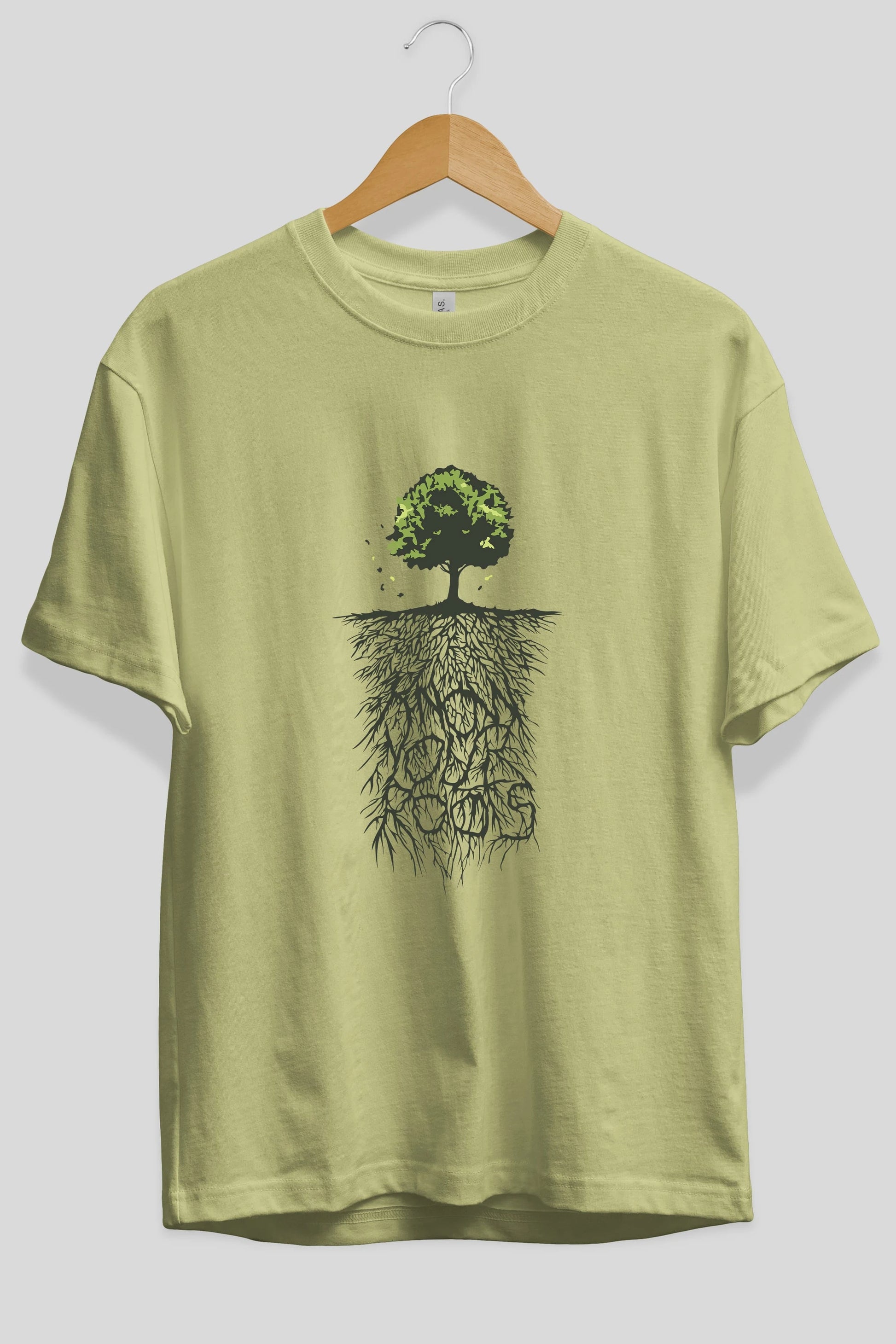 Know Your Roots Ön Baskılı Oversize t-shirt %100 pamuk Erkek Kadın Unisex