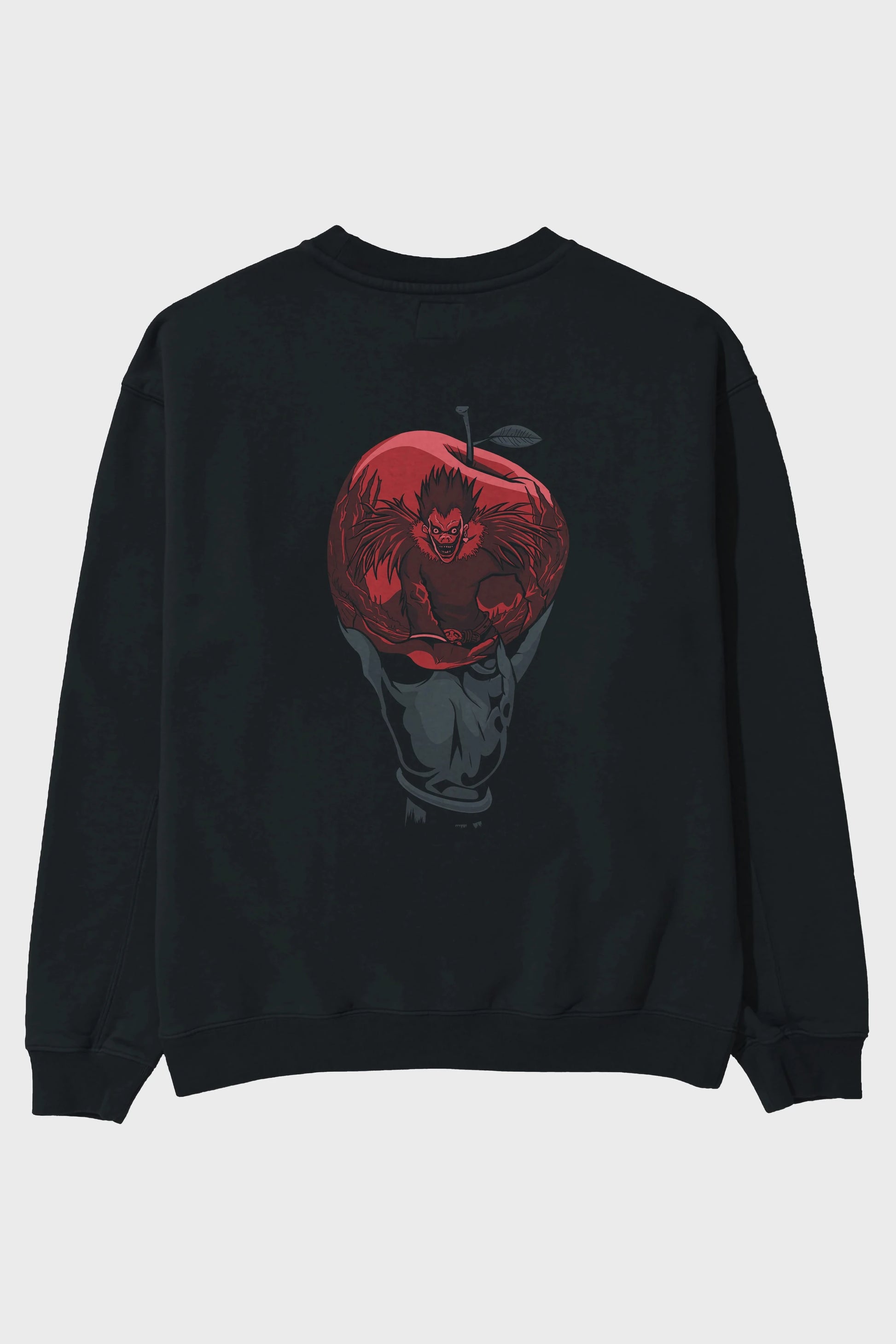 DEATH NOTE -RYUK Anime Arka Baskılı Oversize Sweatshirt Erkek Kadın Unisex