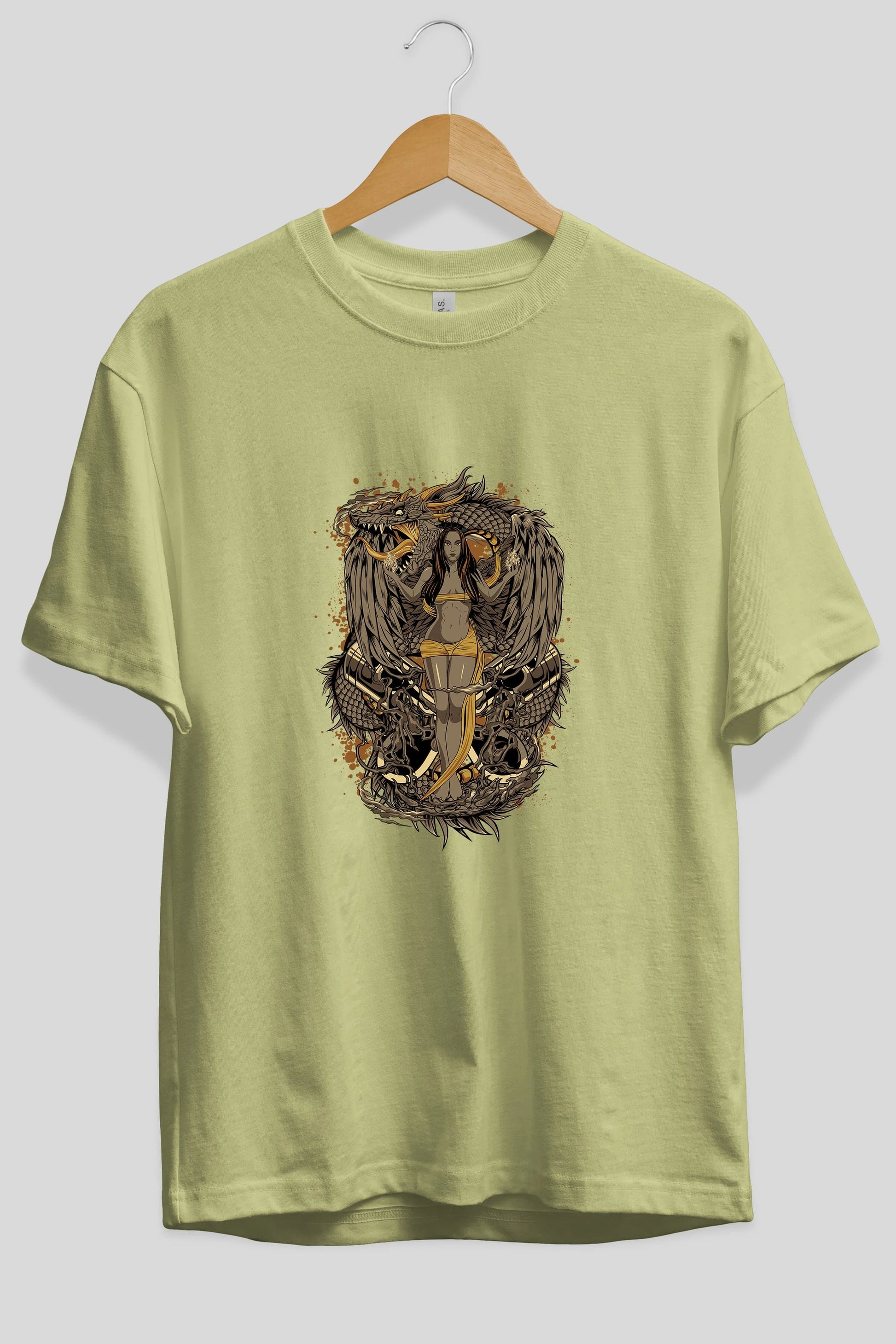 TRIBAL (3) Anime Ön Baskılı Oversize t-shirt %100 pamuk Erkek Kadın Unisex