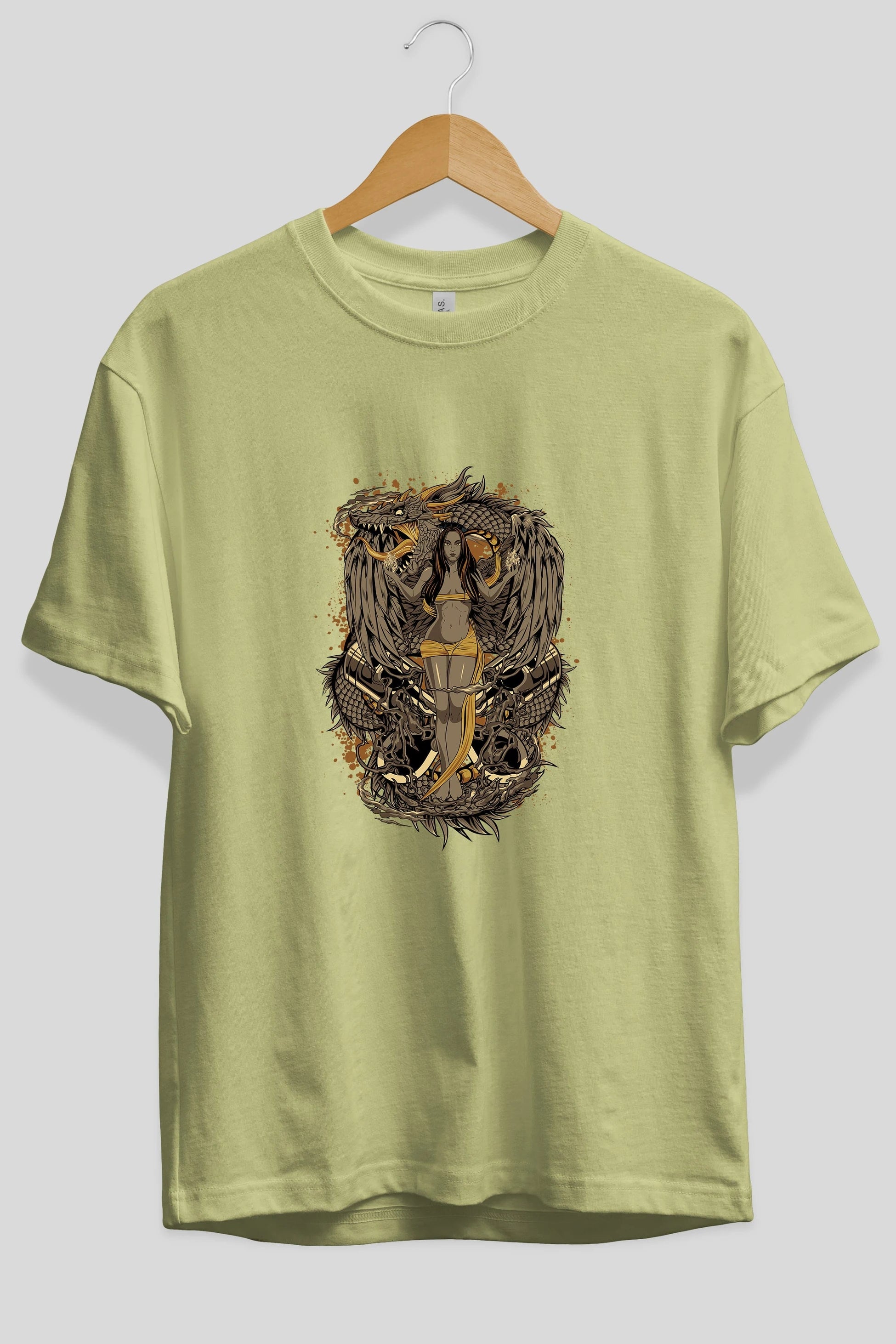 TRIBAL (3) Anime Ön Baskılı Oversize t-shirt %100 pamuk Erkek Kadın Unisex