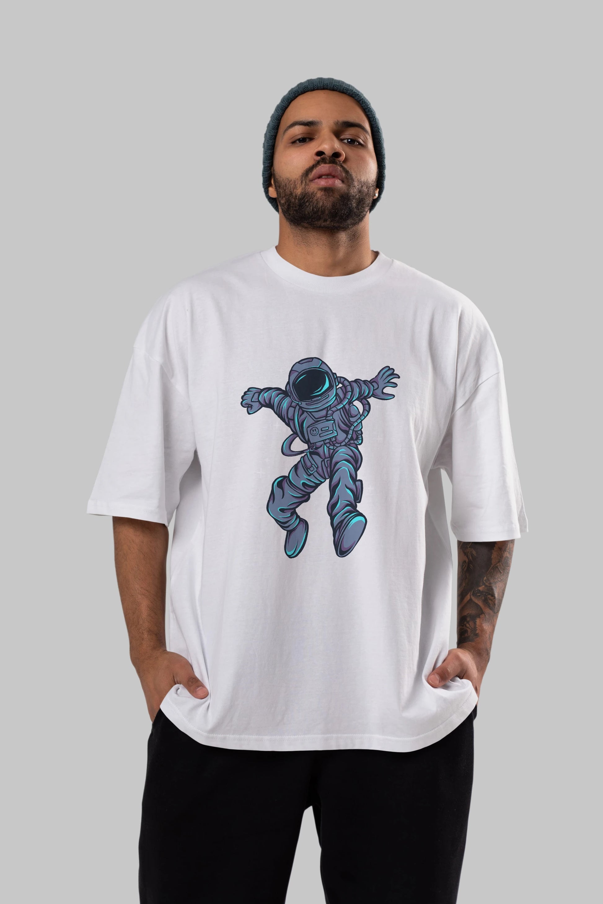Astrostars tshirt Ön Baskılı Oversize t-shirt Erkek Kadın Unisex