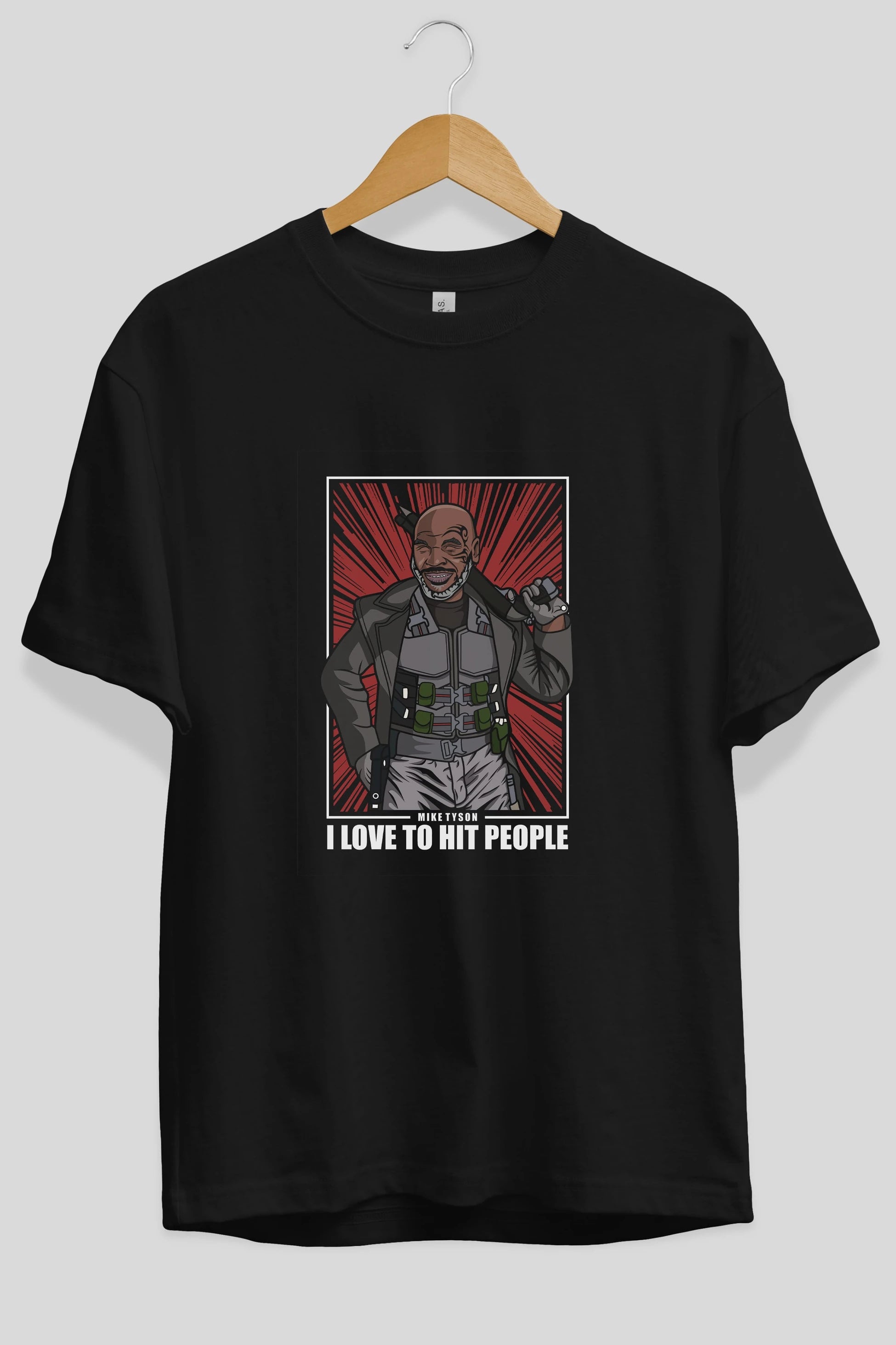 Blade Tyson Ön Baskılı Oversize t-shirt Erkek Kadın Unisex %100 Pamuk tişort