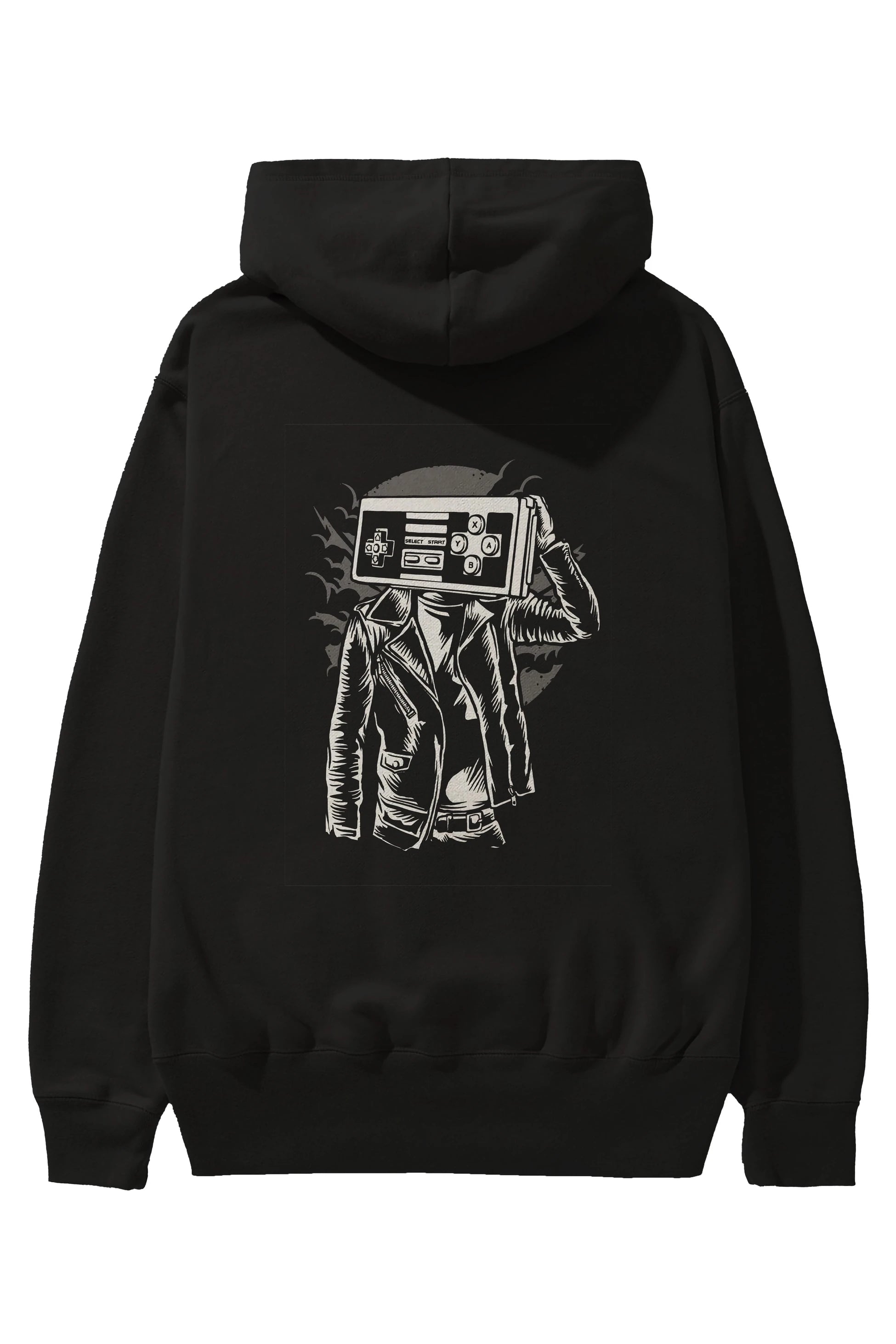 Street Gamers Arka Baskılı Hoodie Oversize Kapüşonlu Sweatshirt Erkek Kadın Unisex