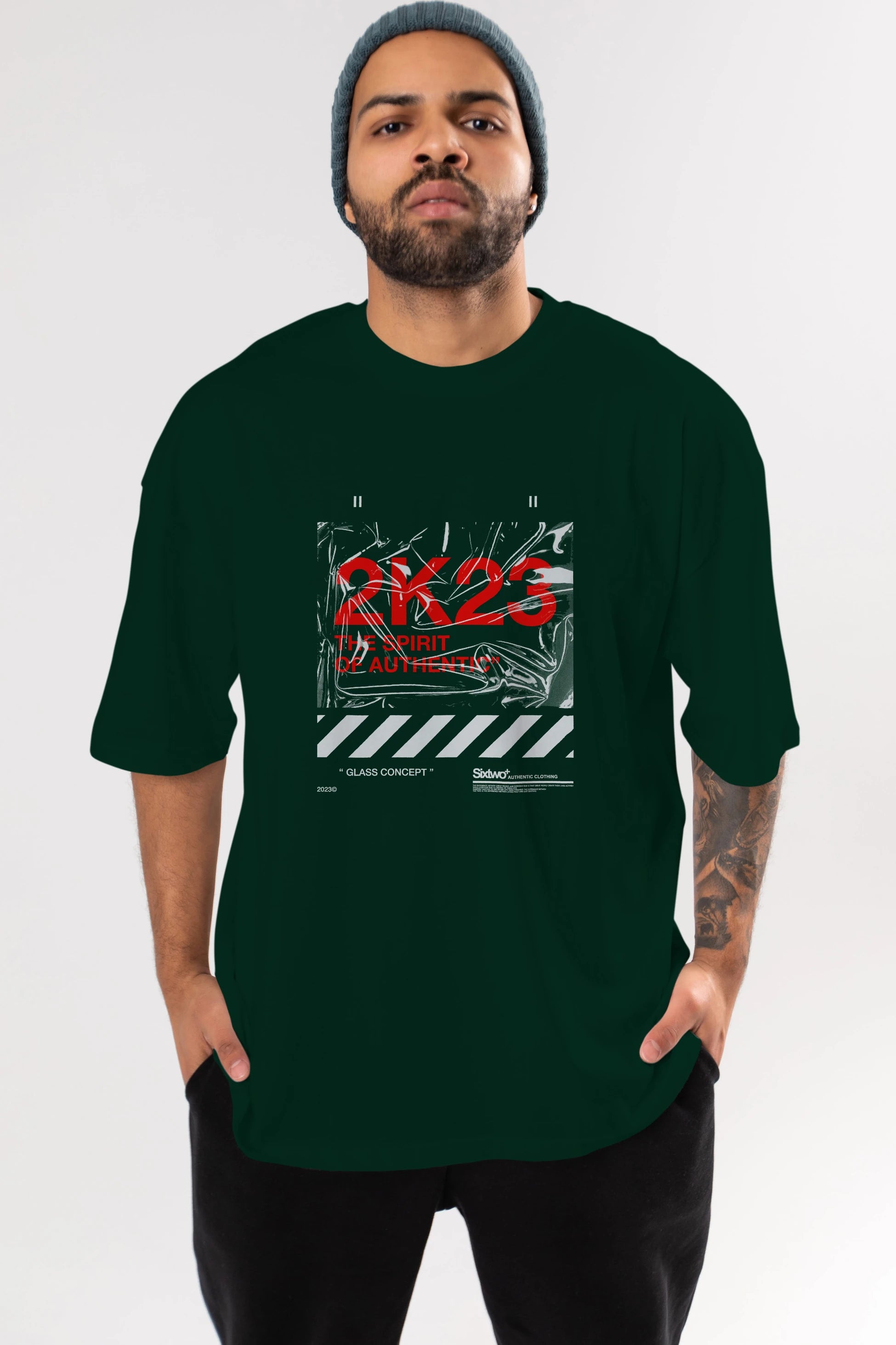 The Spirit Ön Baskılı Oversize t-shirt Erkek Kadın Unisex