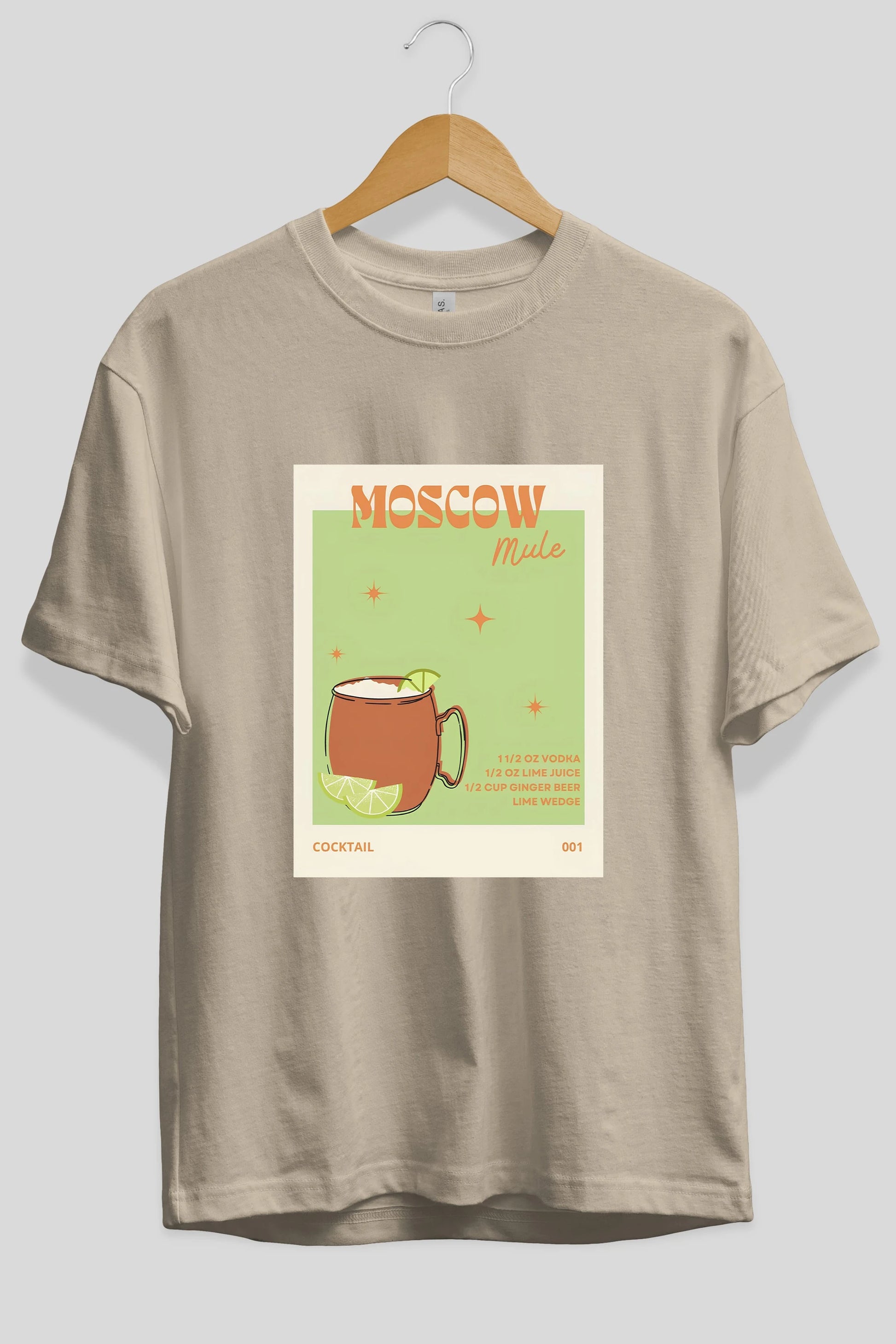 Moscow Mule 2 Ön Baskılı Oversize t-shirt Erkek Kadın Unisex %100 Pamuk Bisiklet Yaka tişort