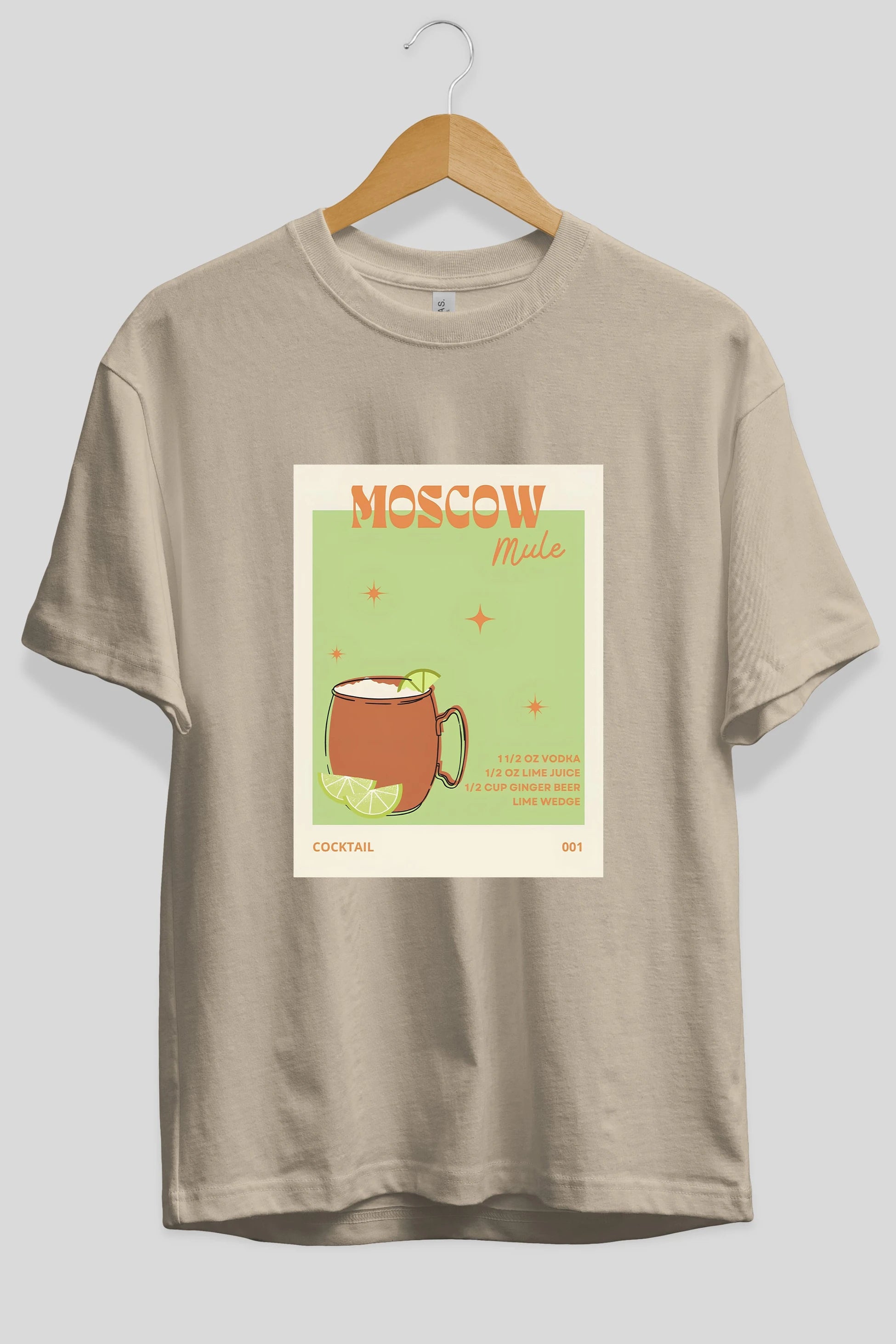 Moscow Mule 2 Ön Baskılı Oversize t-shirt Erkek Kadın Unisex %100 Pamuk Bisiklet Yaka tişort
