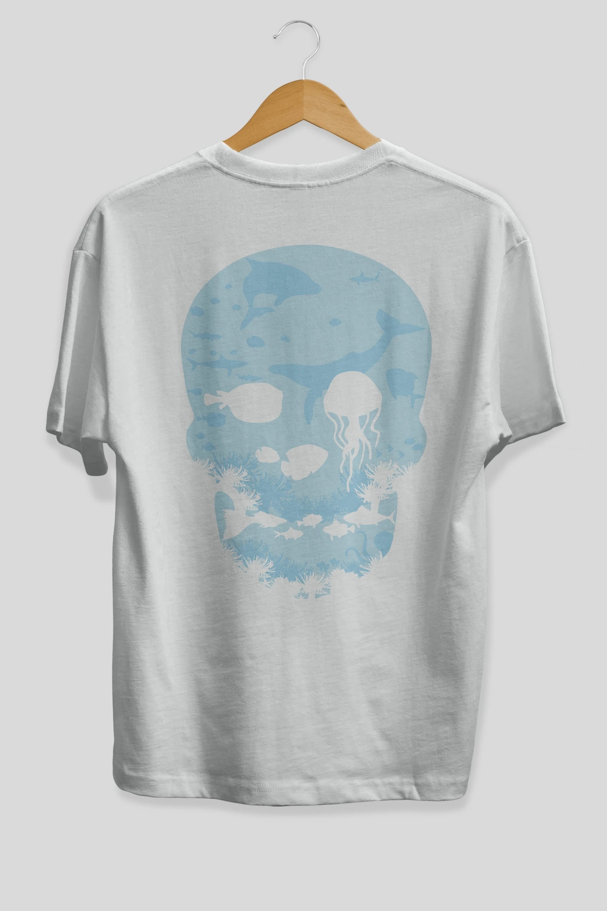 Dead Sea Arka Baskılı Oversize t-shirt %100 pamuk Erkek Kadın Unisex