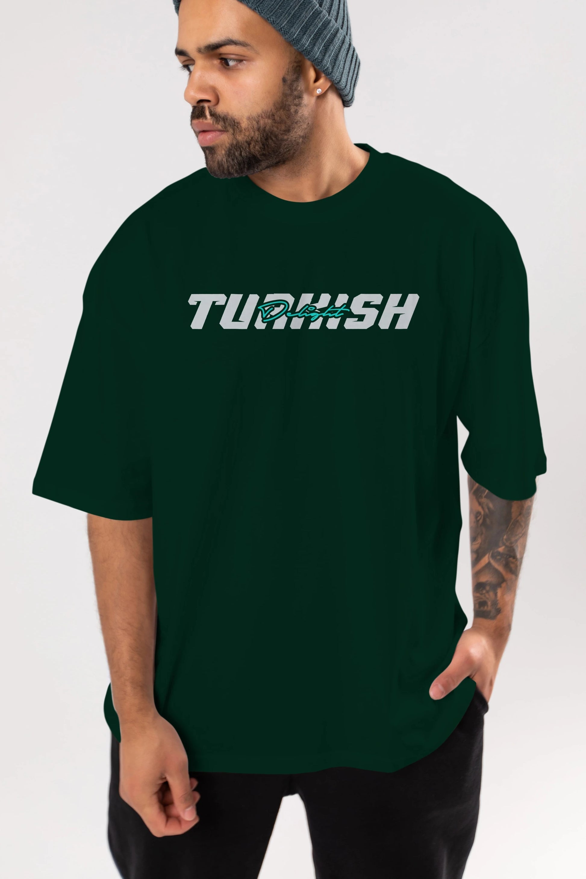 Turkish Delight Ön Baskılı Oversize t-shirt %100 pamuk Erkek Kadın Unisex