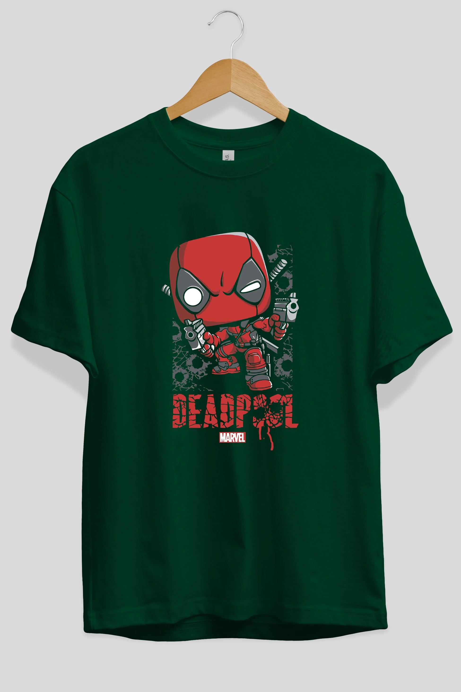 Deadpool (8) Ön Baskılı Oversize t-shirt Erkek Kadın Unisex %100 Pamuk Bisiklet Yaka tişort