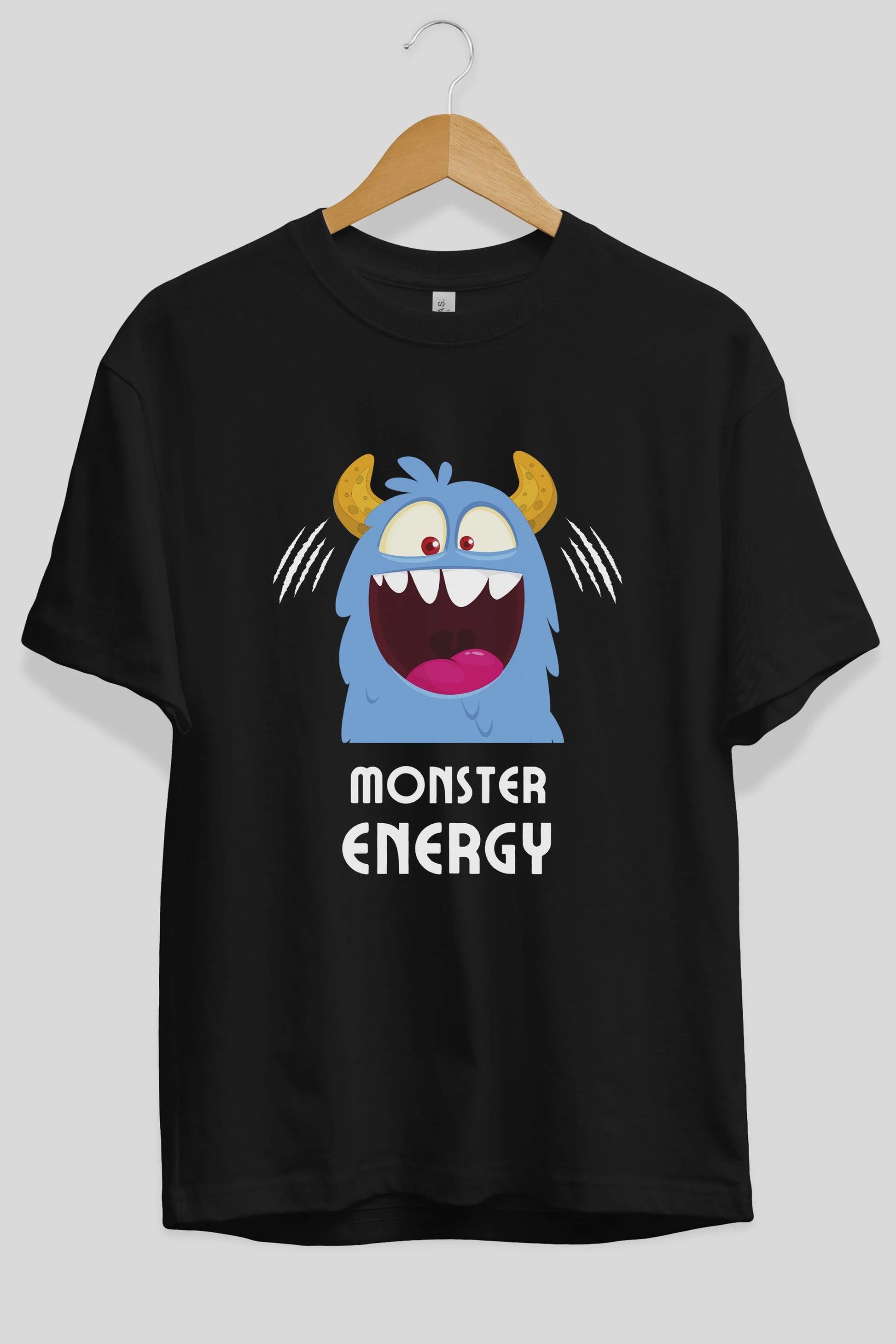 Monster Energy Ön Baskılı Oversize t-shirt Erkek Kadın Unisex
