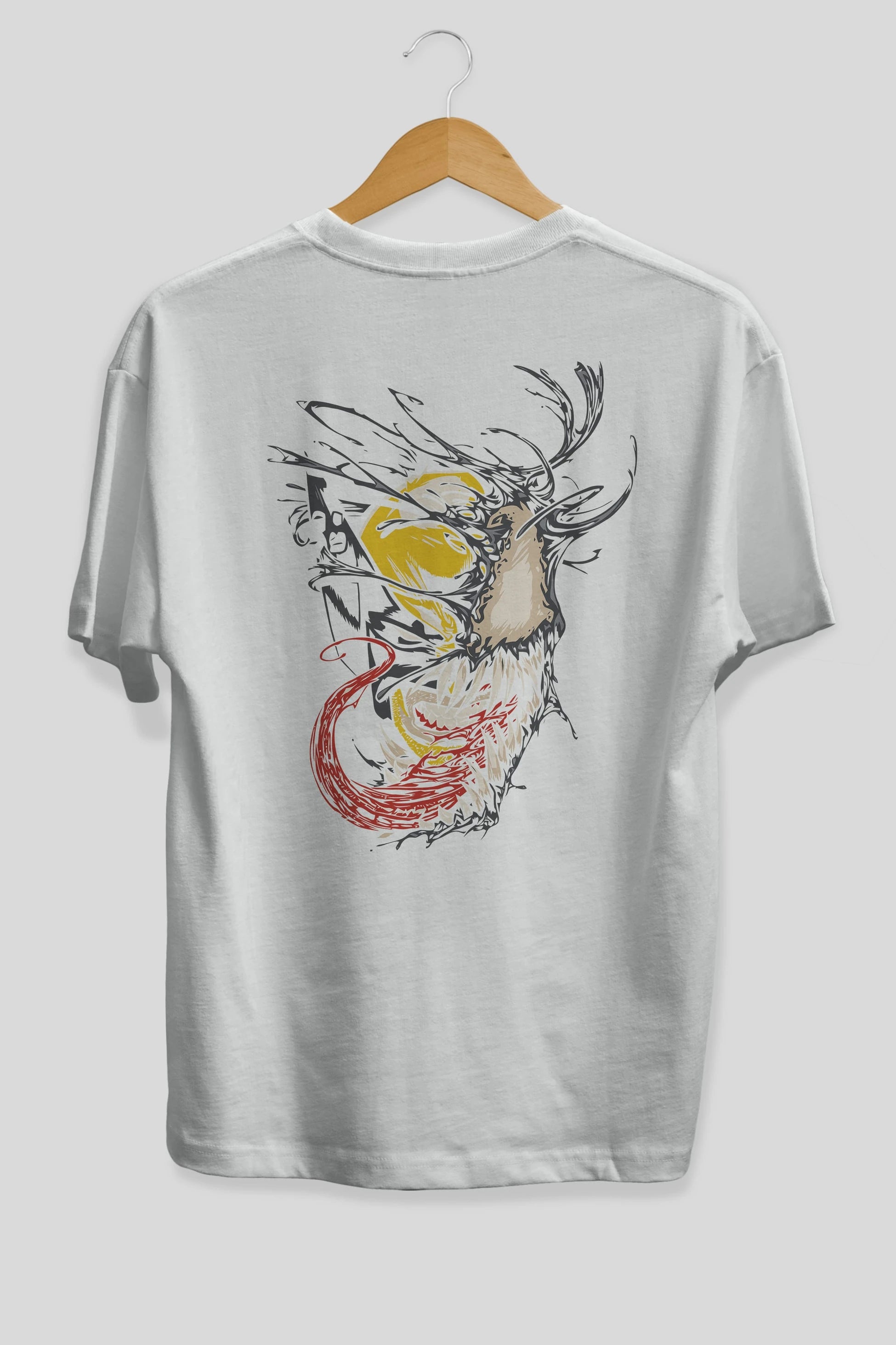 Venom (4) Arka Baskılı Oversize t-shirt Erkek Kadın Unisex %100 Pamuk Bisiklet Yaka tişort