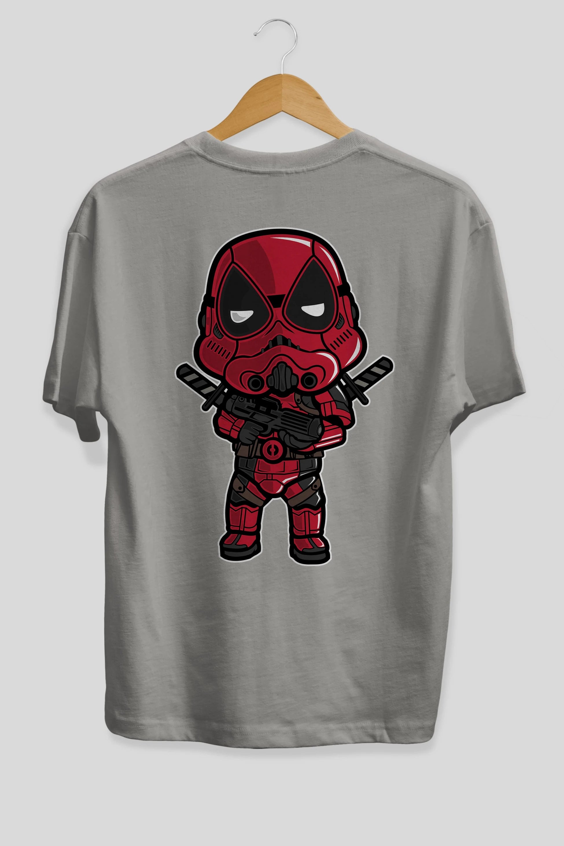 Deadpool (22) Arka Baskılı Oversize t-shirt Erkek Kadın Unisex %100 Pamuk Bisiklet Yaka tişort