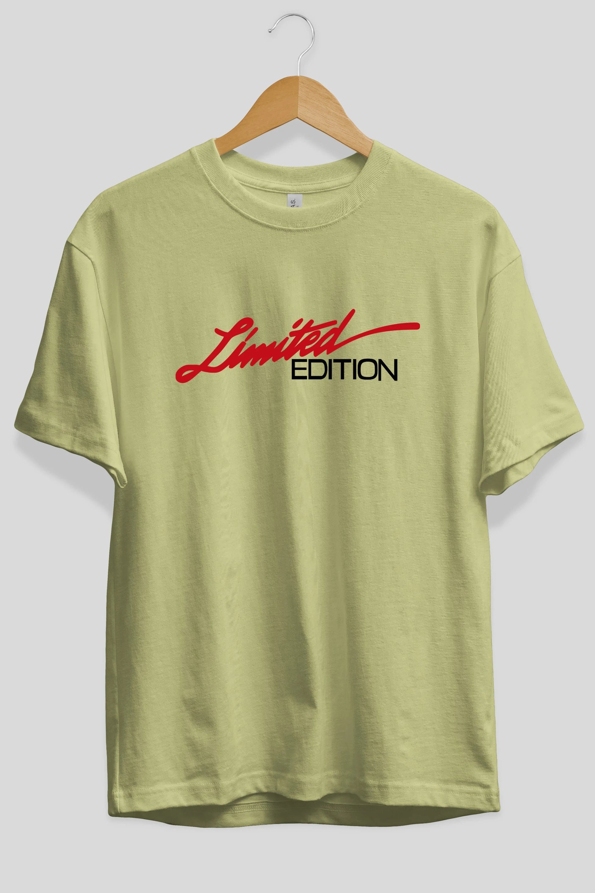 Limited Edition Ön Baskılı Oversize t-shirt %100 pamuk Erkek Kadın Unisex
