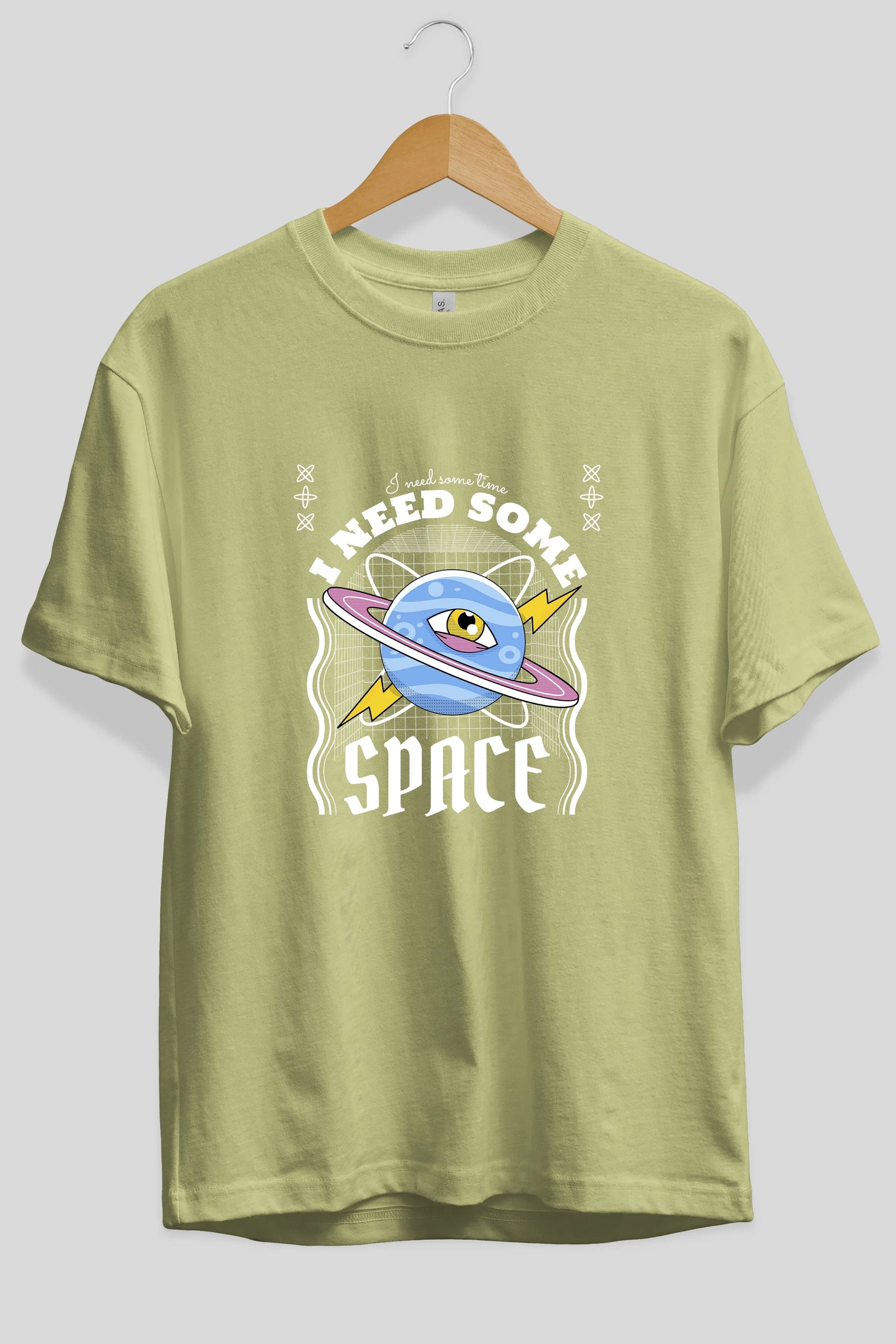 I Need Some Space Ön Baskılı Oversize t-shirt Erkek Kadın Unisex