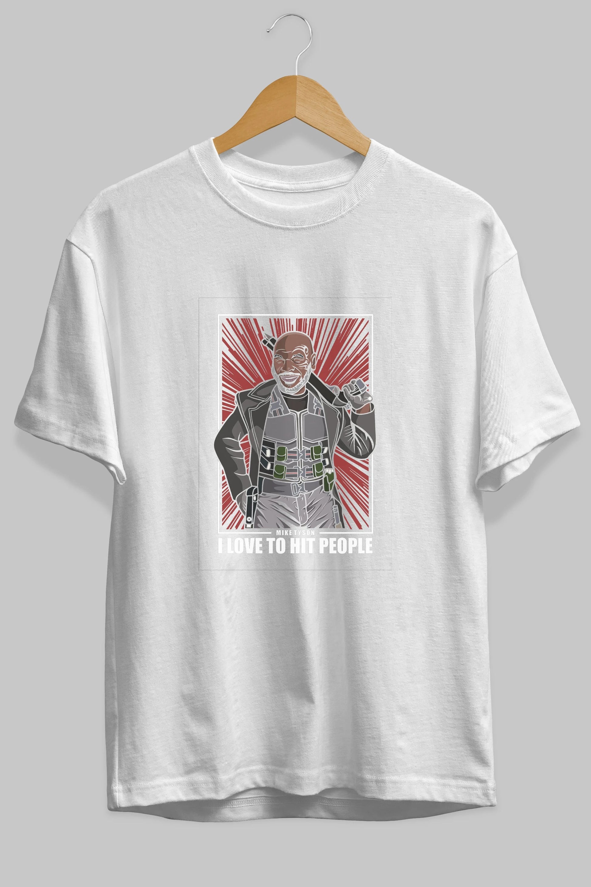 Blade Tyson Ön Baskılı Oversize t-shirt Erkek Kadın Unisex %100 Pamuk tişort
