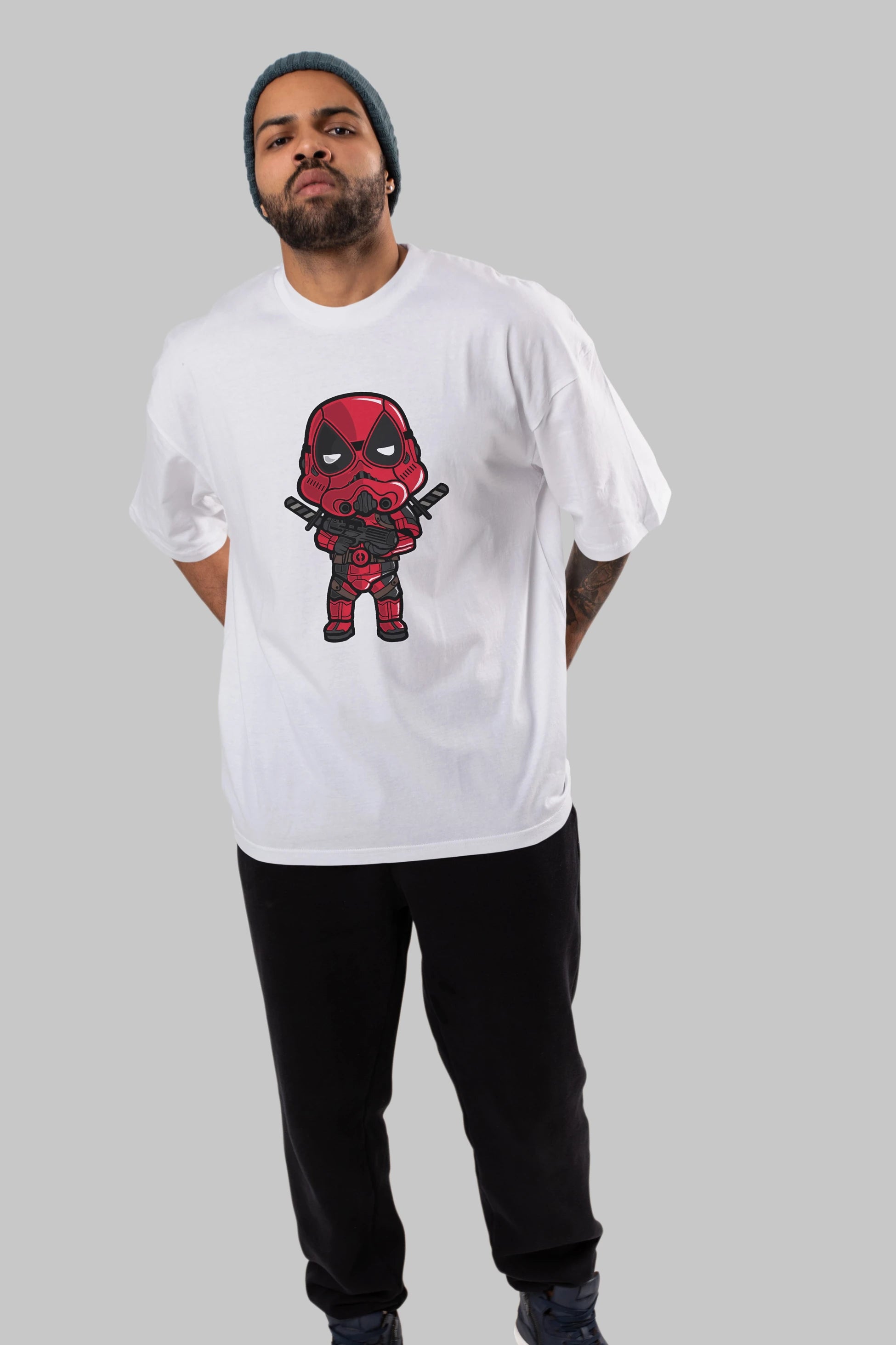 Deadpool (22) Ön Baskılı Oversize t-shirt Erkek Kadın Unisex %100 Pamuk Bisiklet Yaka tişort