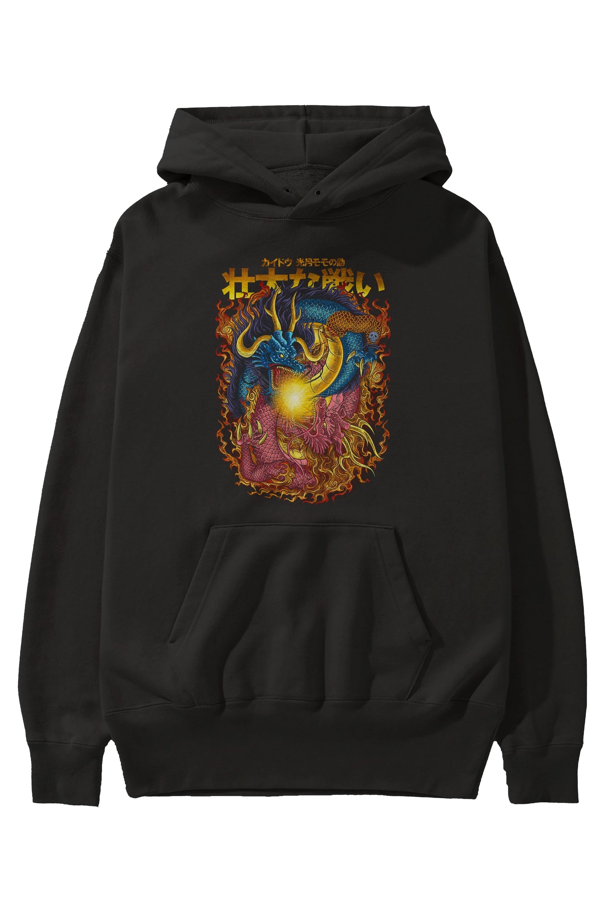 ONE PIECE (4) Anime Ön Baskılı Hoodie Oversize Kapüşonlu Sweatshirt Erkek Kadın Unisex