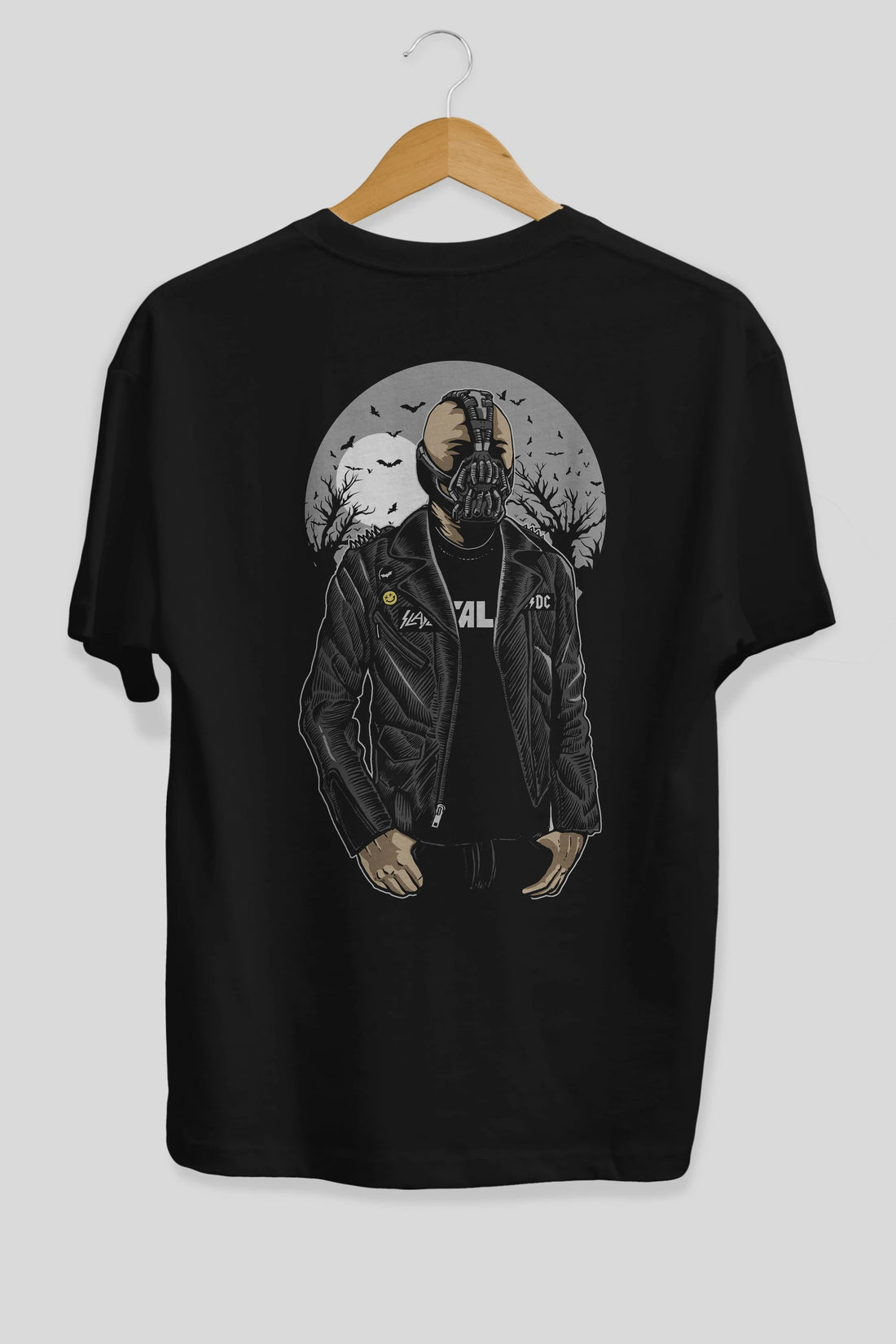Bane Arka Baskılı Oversize t-shirt Erkek Kadın Unisex %100 Pamuk
