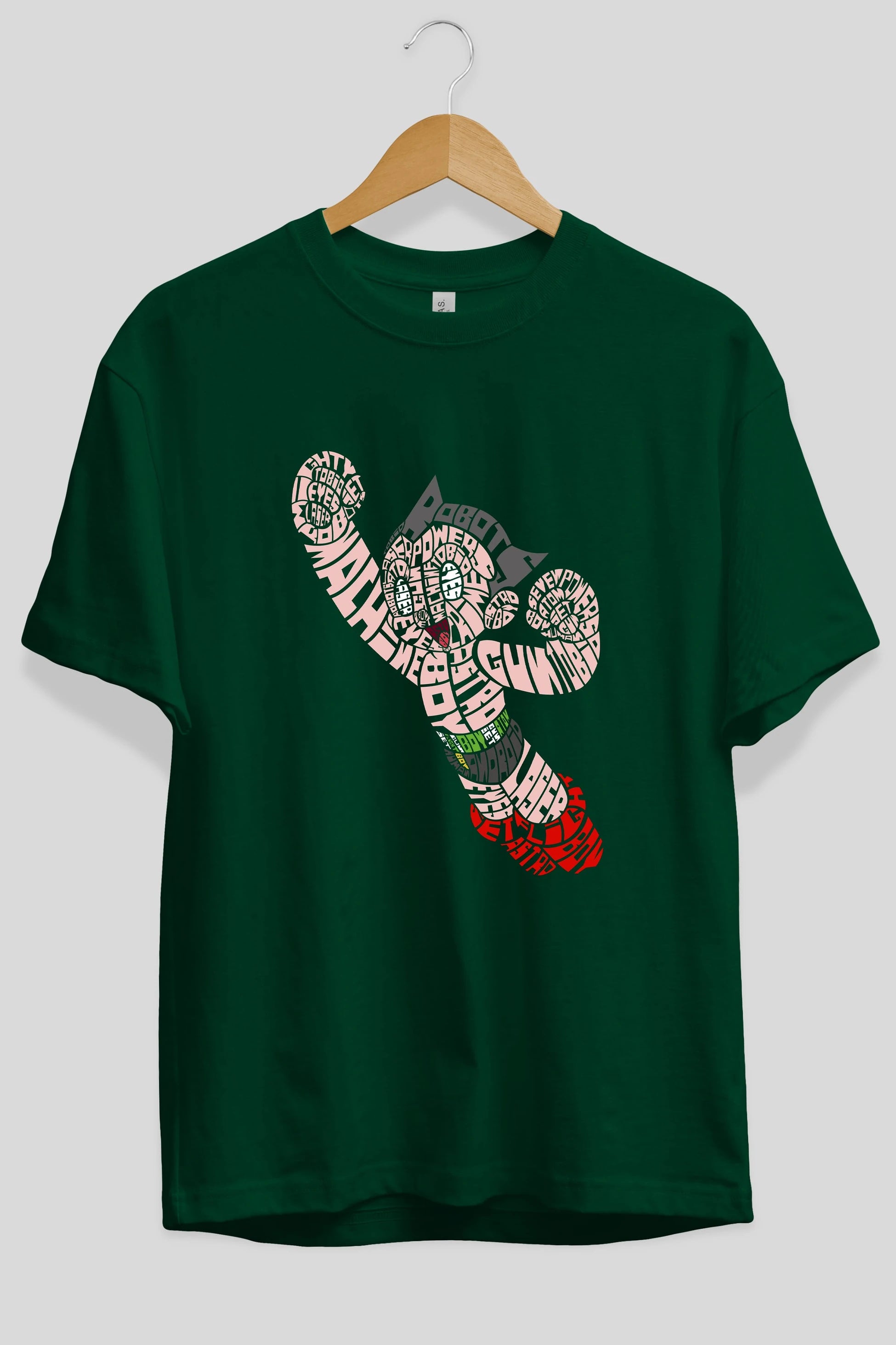Astroboy Ön Baskılı Oversize t-shirt %100 pamuk Erkek Kadın Unisex