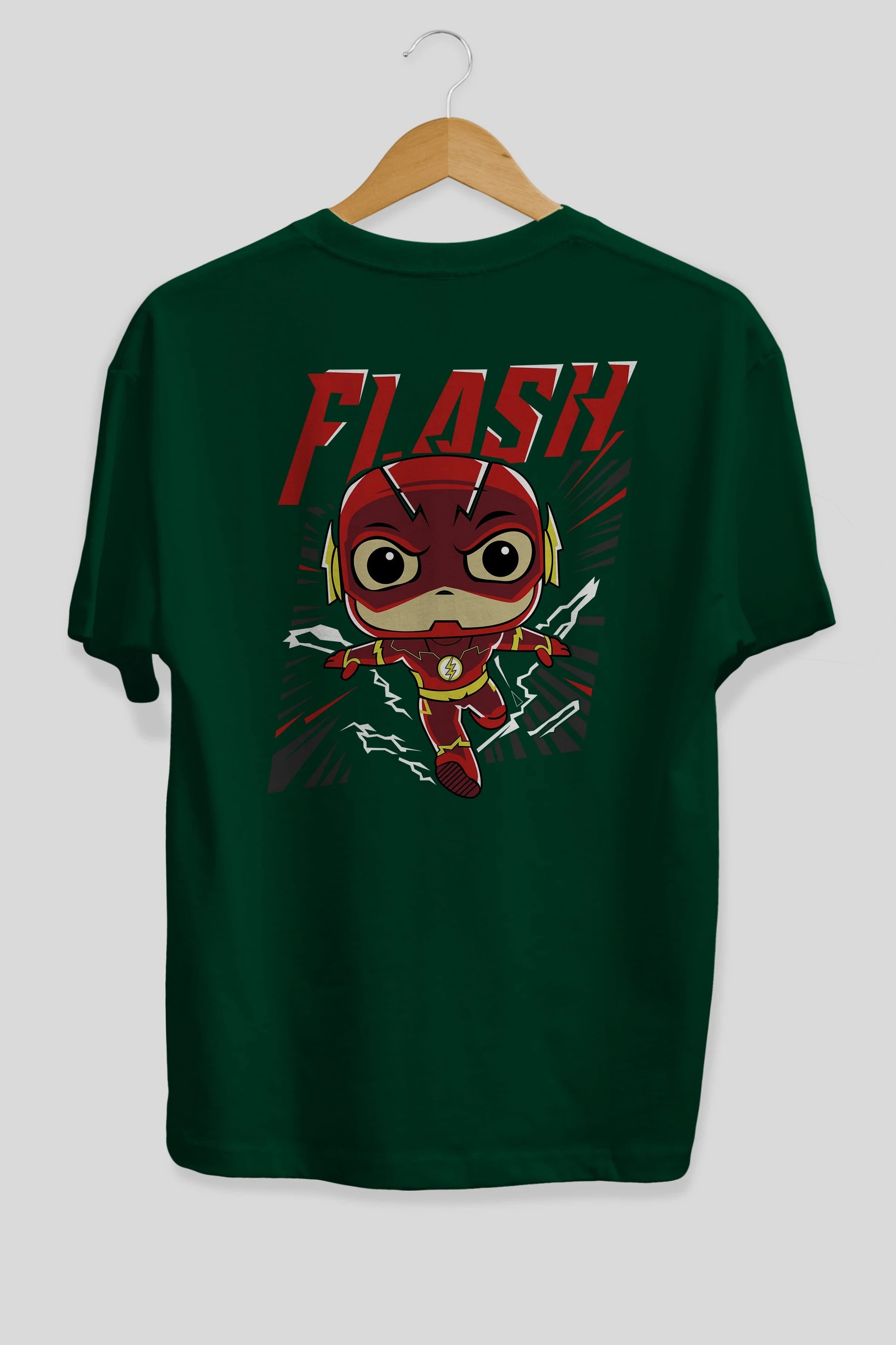 Flash Avengers (4) Arka Baskılı Oversize t-shirt Erkek Kadın Unisex %100 Pamuk Bisiklet Yaka tişort