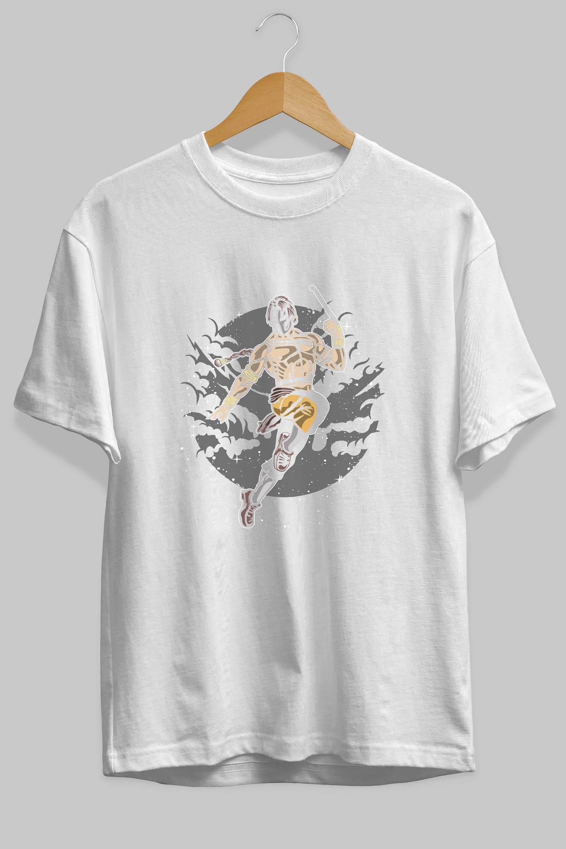 Vega Ön Baskılı Oversize t-shirt Erkek Kadın Unisex %100 Pamuk tişort