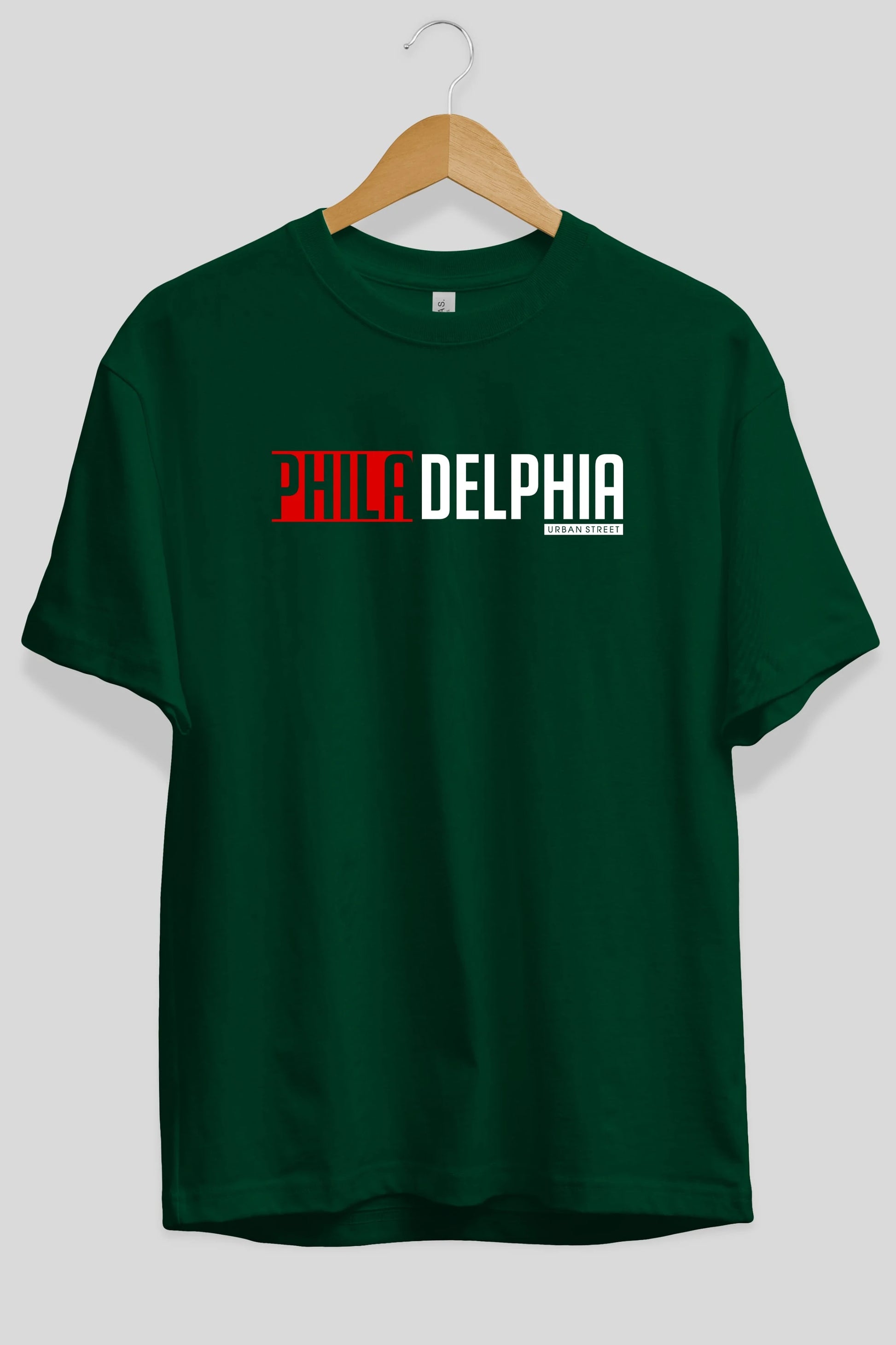 Philadelphia Ön Baskılı Oversize t-shirt Erkek Kadın Unisex