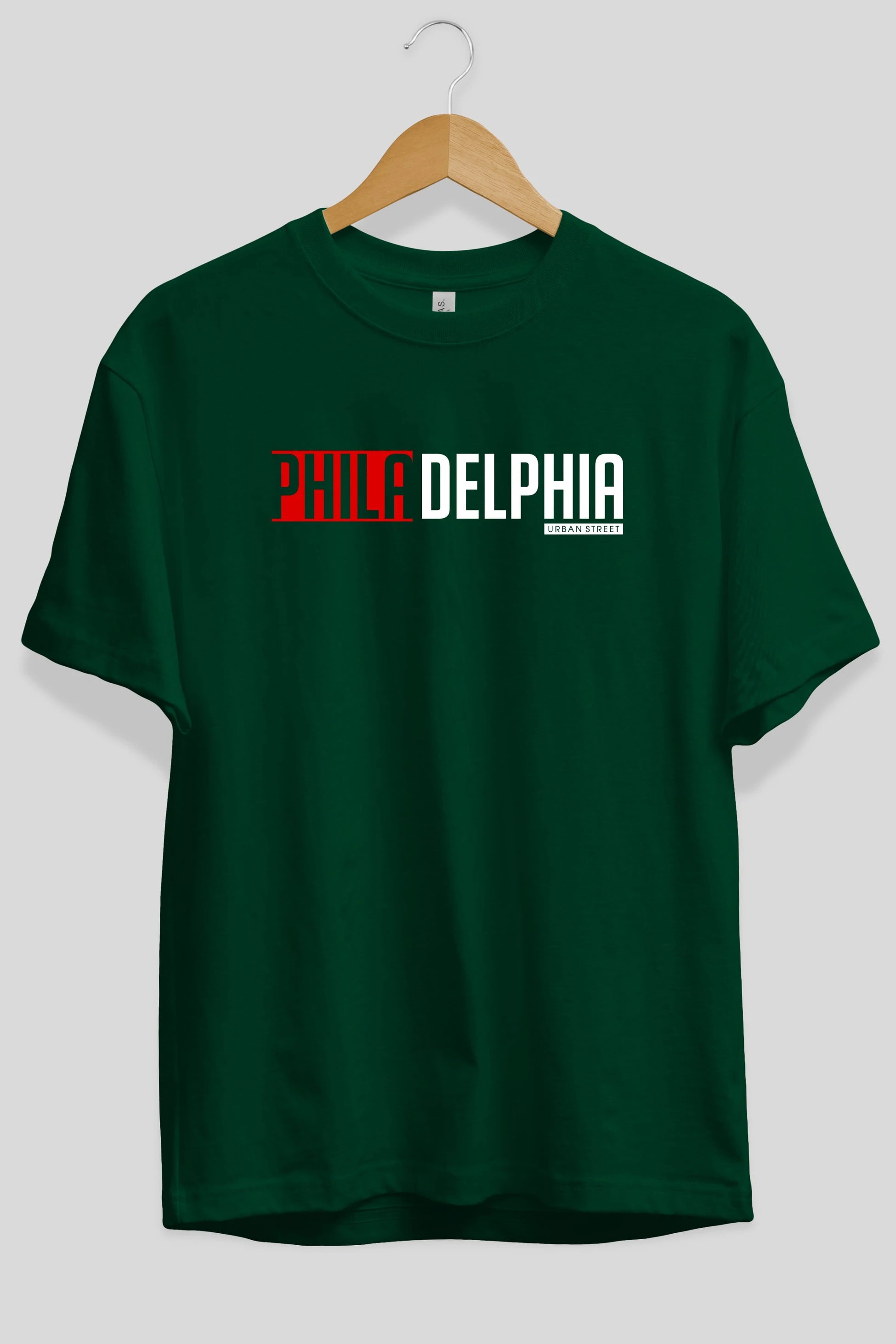 Philadelphia Ön Baskılı Oversize t-shirt Erkek Kadın Unisex