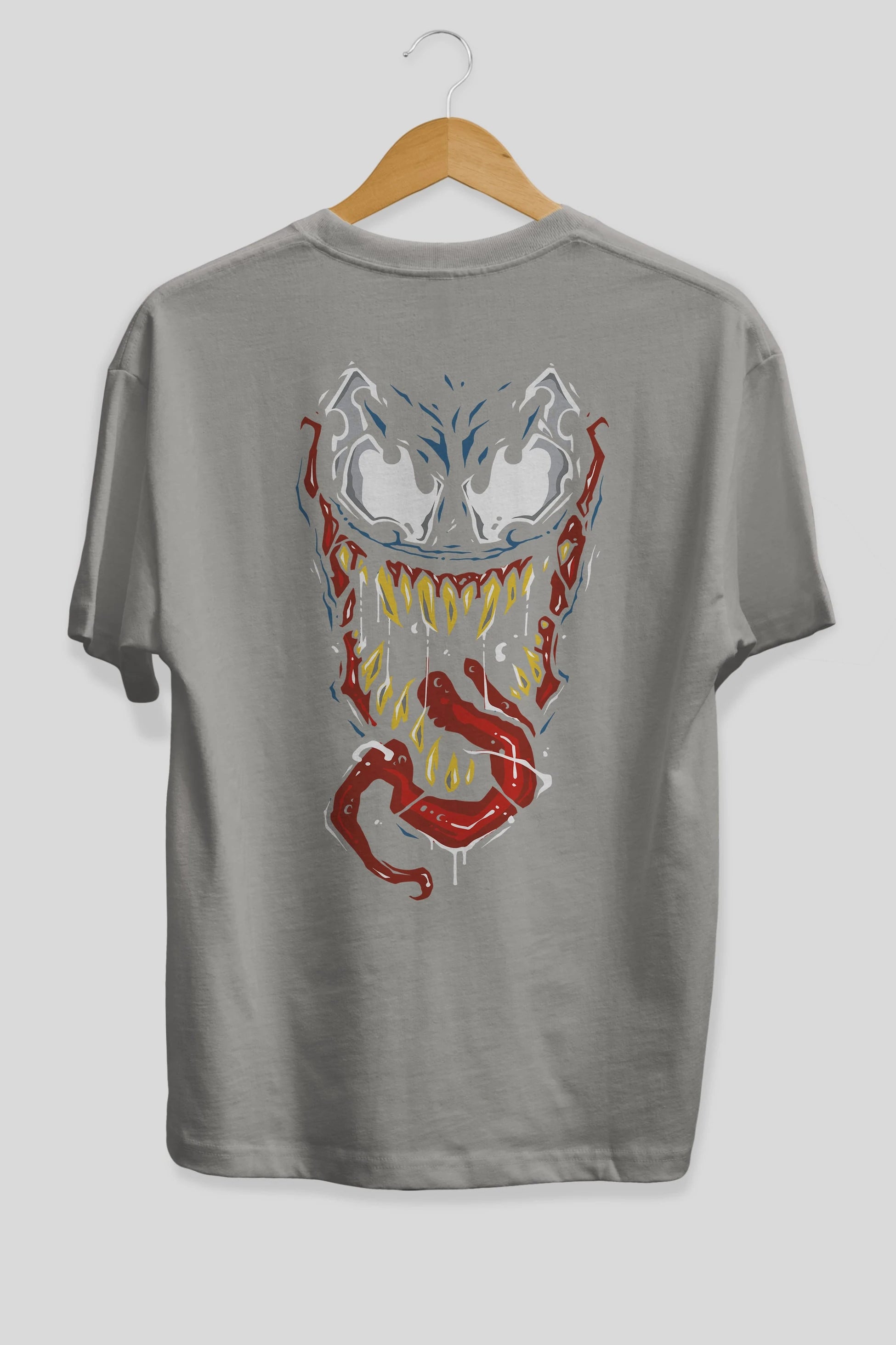 Venom (15) Arka Baskılı Oversize t-shirt Erkek Kadın Unisex %100 Pamuk Bisiklet Yaka tişort
