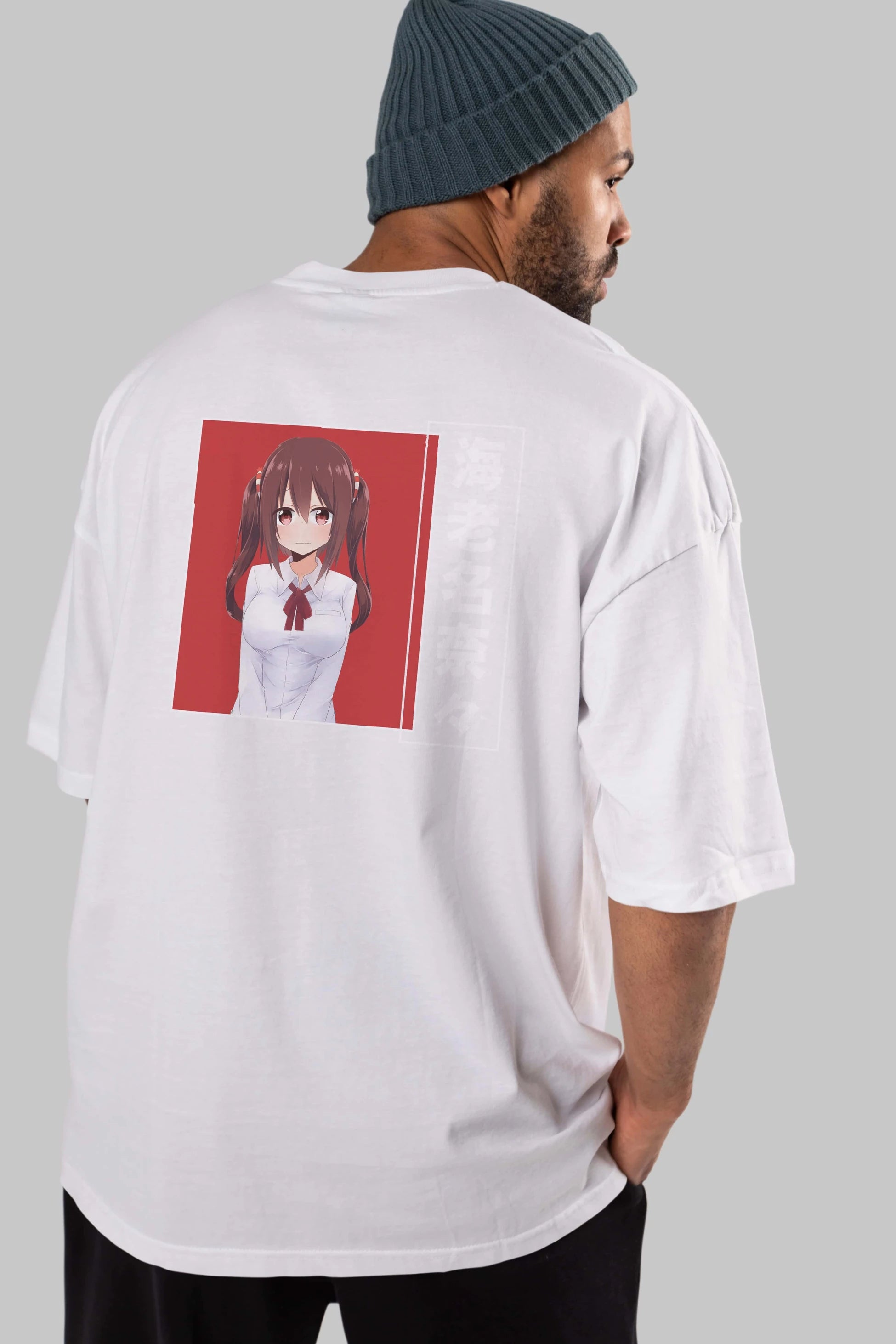 Nana Ebina 1 Anime Arka Baskılı Oversize t-shirt Erkek Kadın Unisex