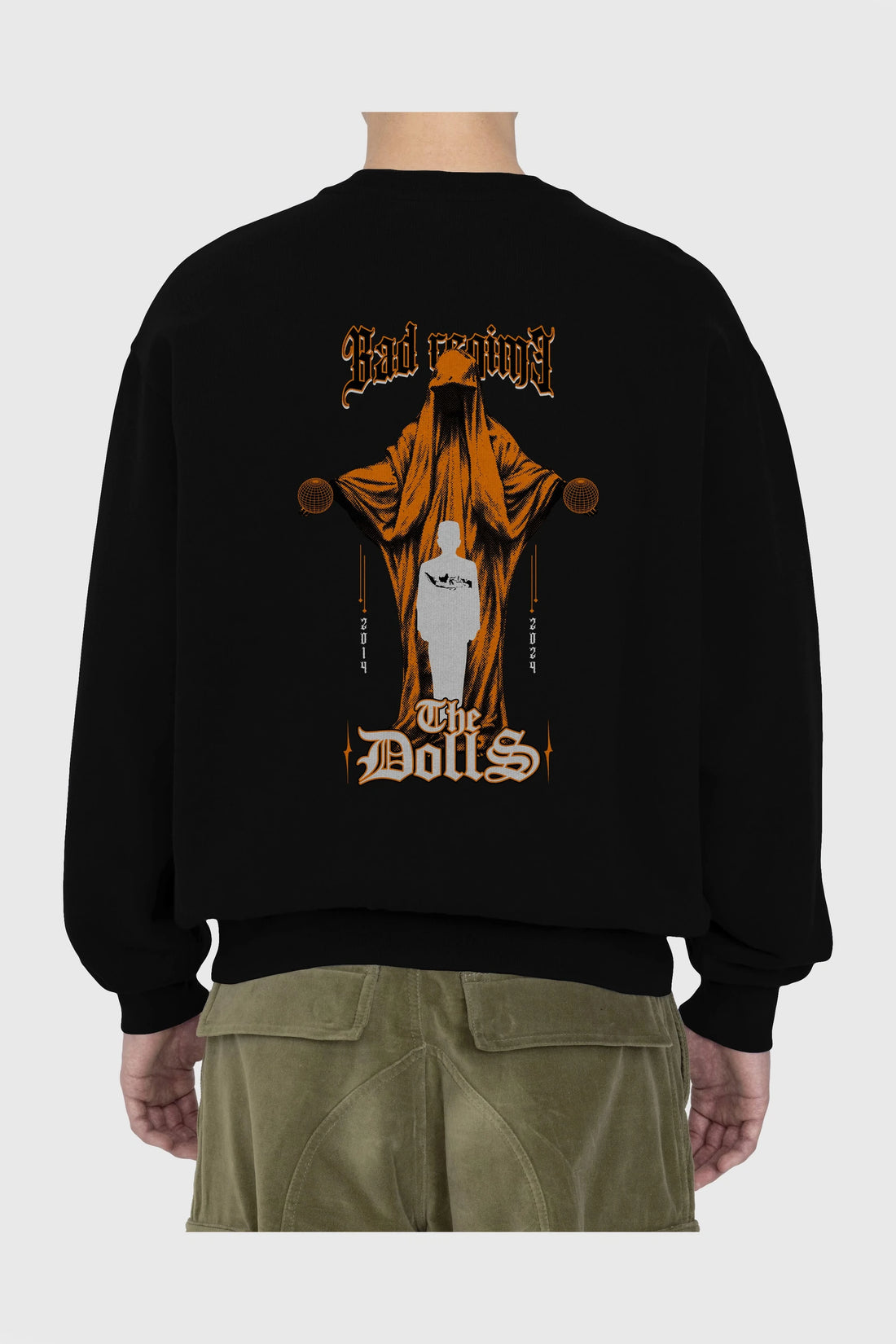 The Dolls Arka Baskılı Oversize Sweatshirt Erkek Kadın Unisex