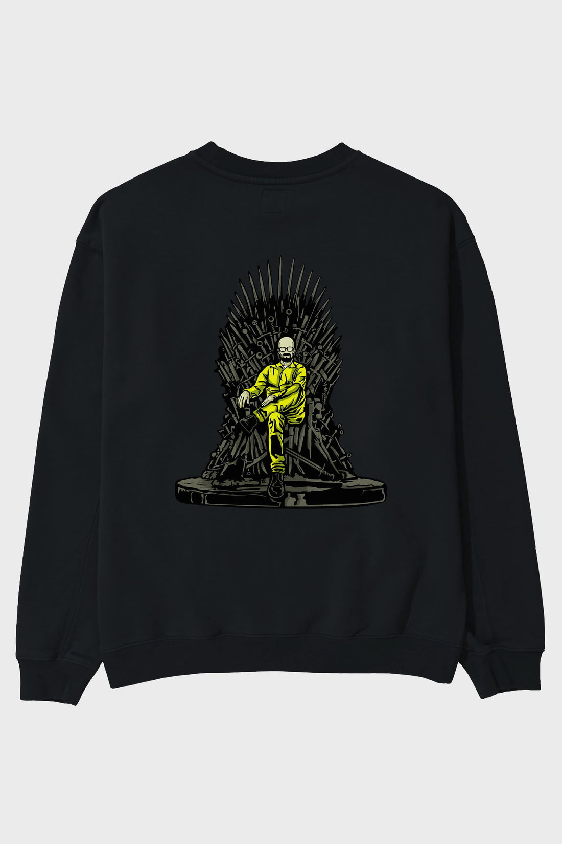 Danger Throne Arka Baskılı Oversize Sweatshirt Erkek Kadın Unisex