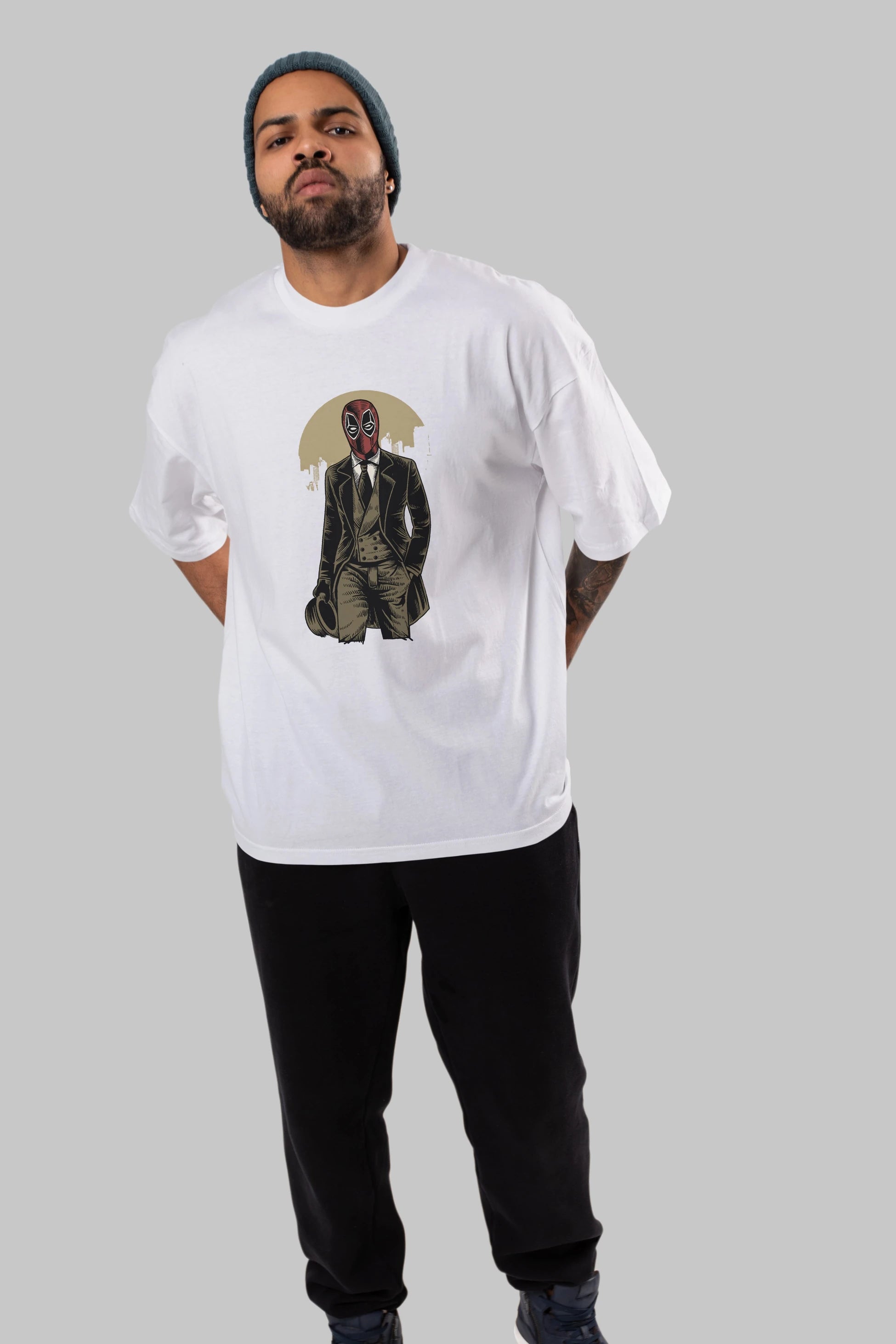 Classic Mercenary Ön Baskılı Oversize t-shirt Erkek Kadın Unisex %100 Pamuk tişort