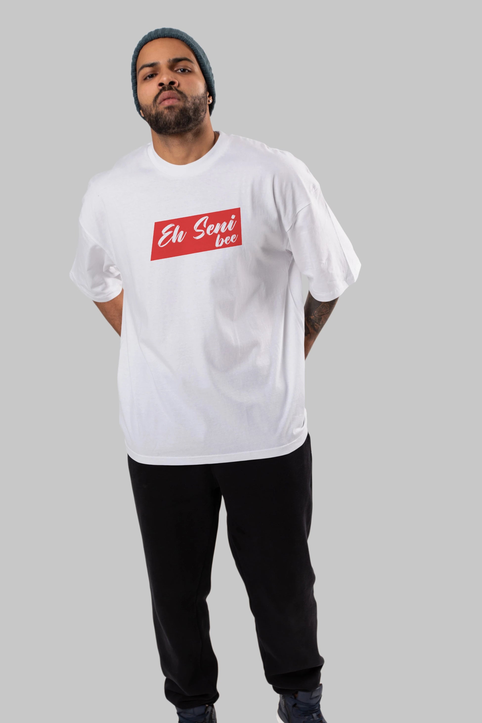 Eh Seni Be Ön Baskılı Oversize t-shirt %100 pamuk Erkek Kadın Unisex