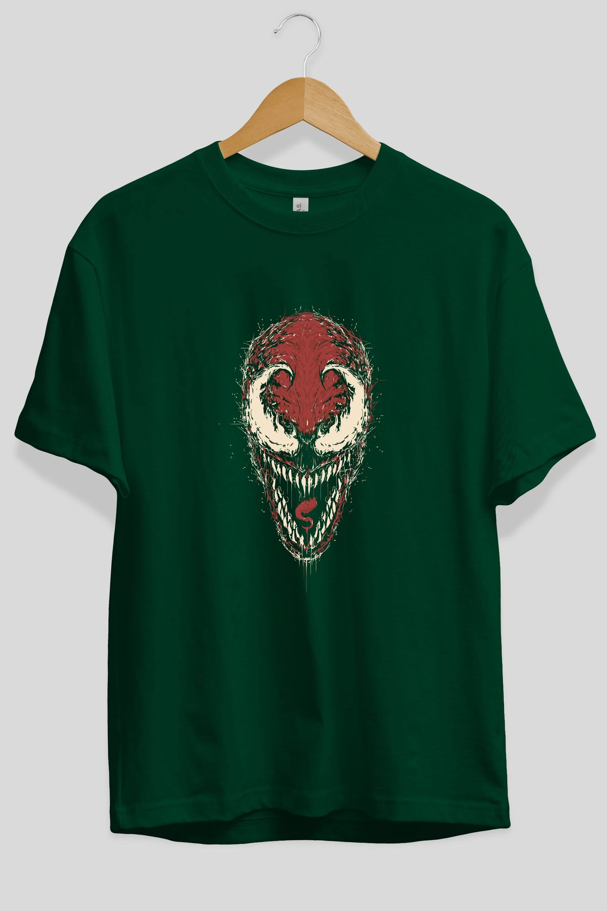 Venom (12) Ön Baskılı Oversize t-shirt Erkek Kadın Unisex %100 Pamuk Bisiklet Yaka tişort