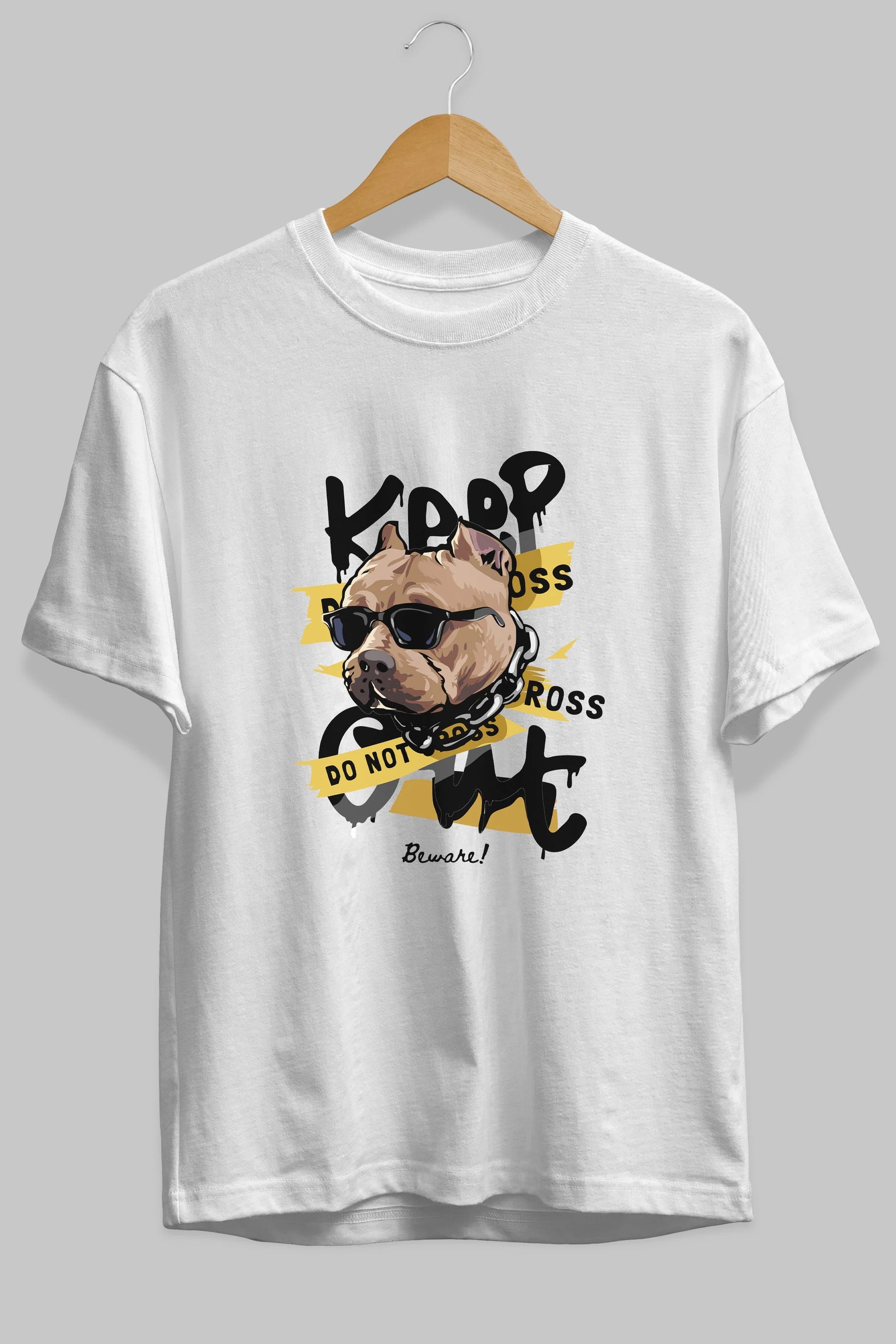 Teddy Bear Keep Ön Baskılı Oversize t-shirt Erkek Kadın Unisex %100 Pamuk