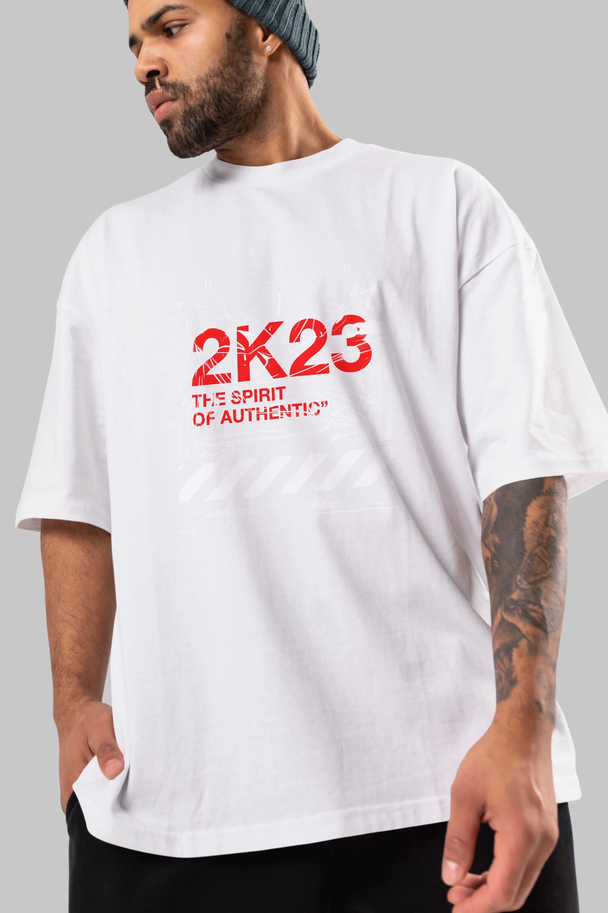 The Spirit Ön Baskılı Oversize t-shirt Erkek Kadın Unisex