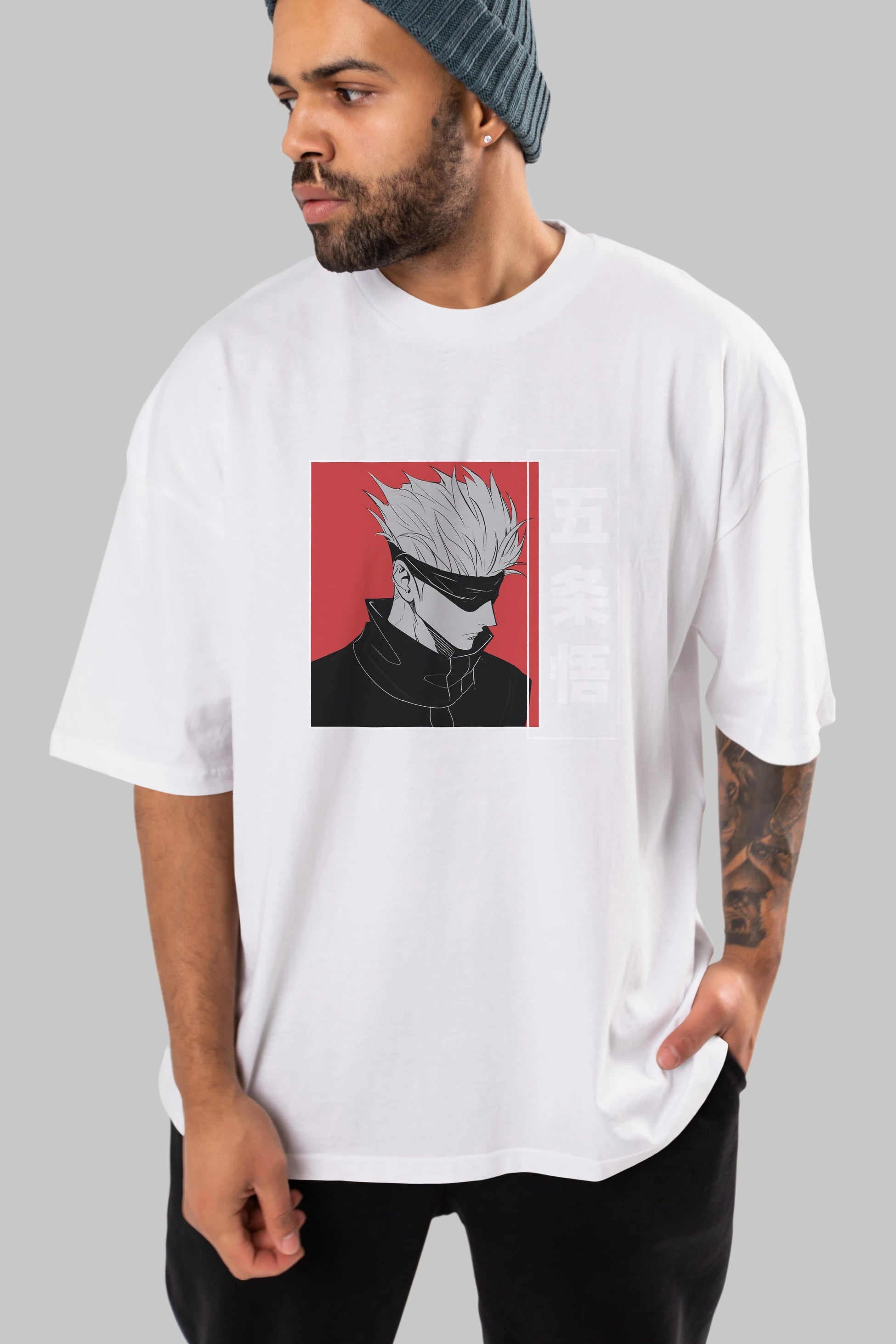 JUJUTSU KAISEN 2 Anime Ön Baskılı Oversize t-shirt %100 pamuk Erkek Kadın Unisex