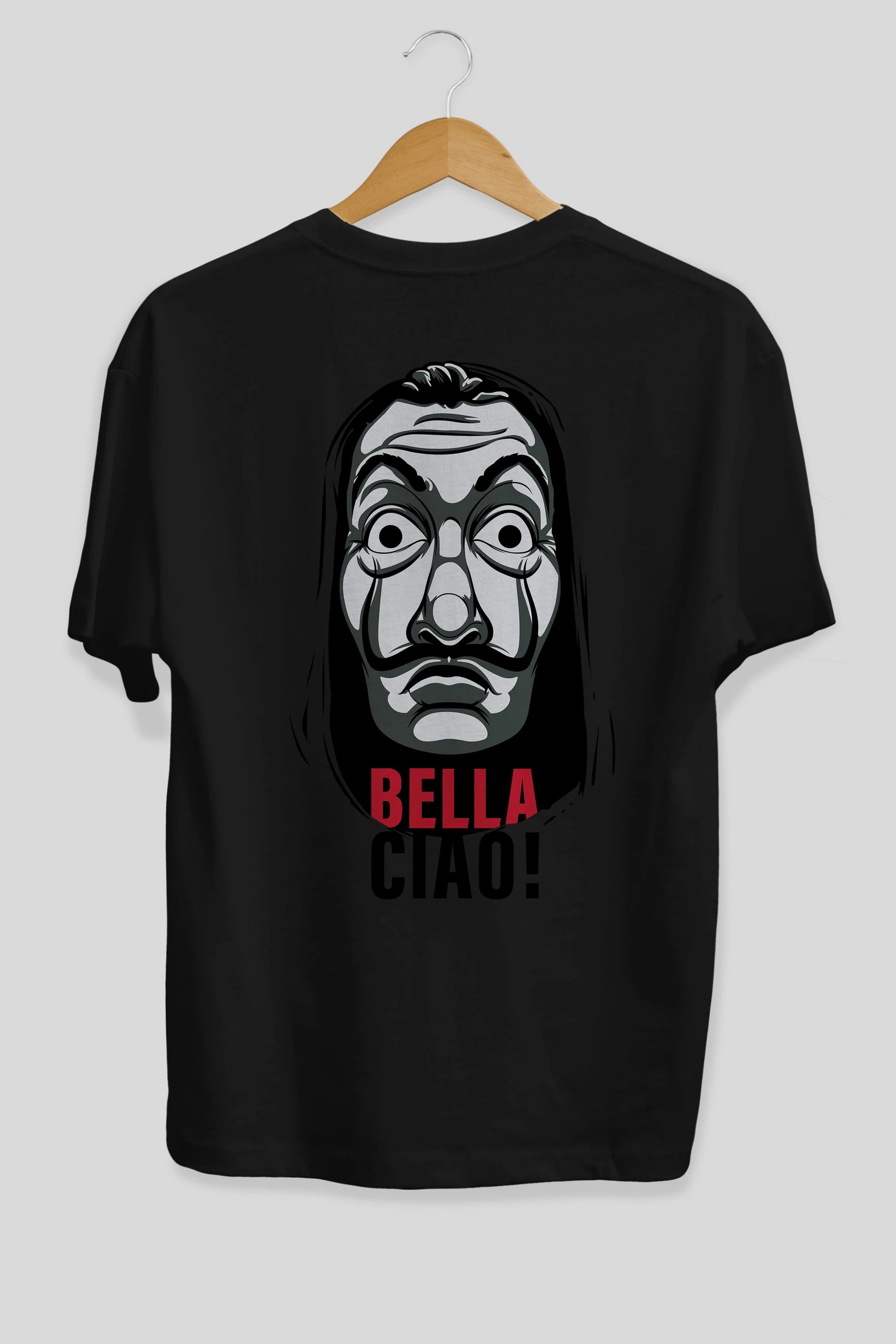 La Casa De Papel (12) Arka Baskılı Oversize t-shirt Erkek Kadın Unisex %100 Pamuk Bisiklet Yaka tişort
