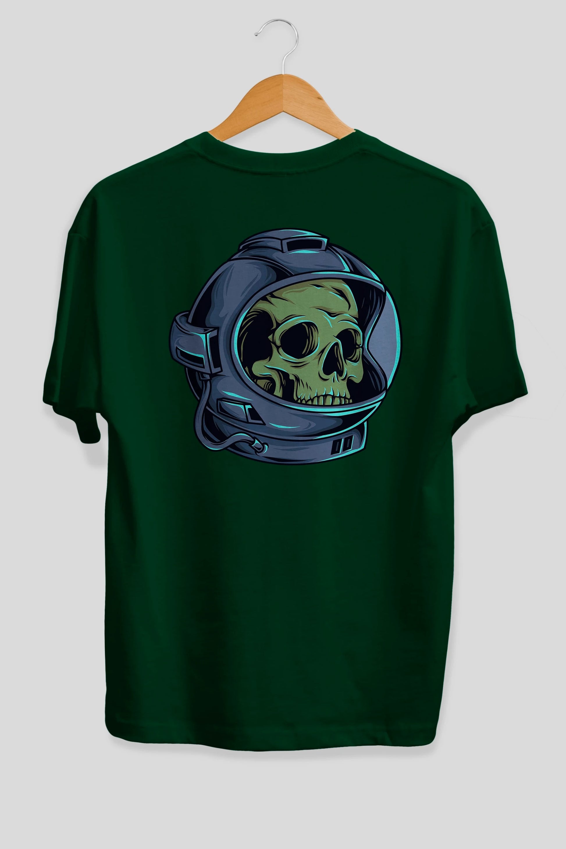 Astroskull Arka Baskılı Oversize t-shirt Erkek Kadın Unisex