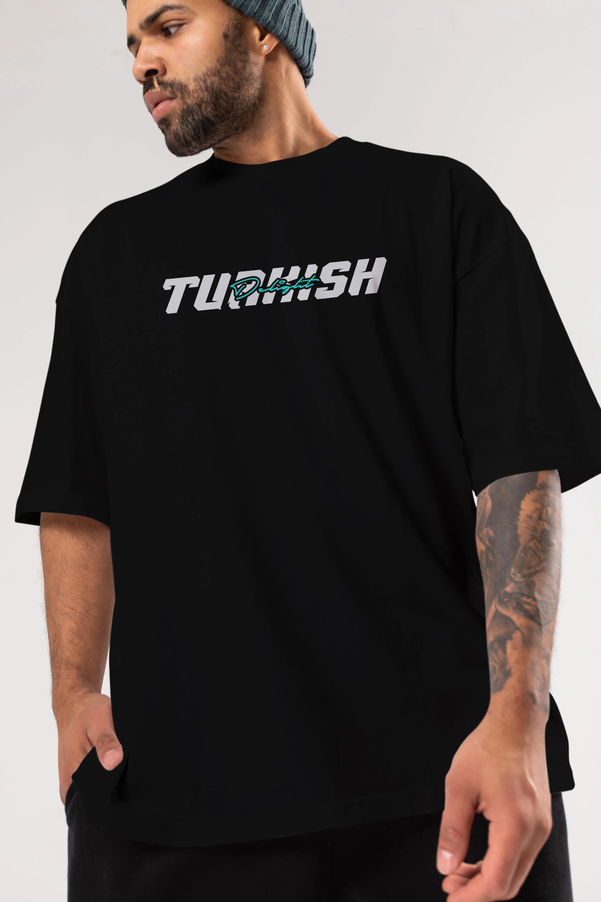 Turkish Delight Ön Baskılı Oversize t-shirt %100 pamuk Erkek Kadın Unisex