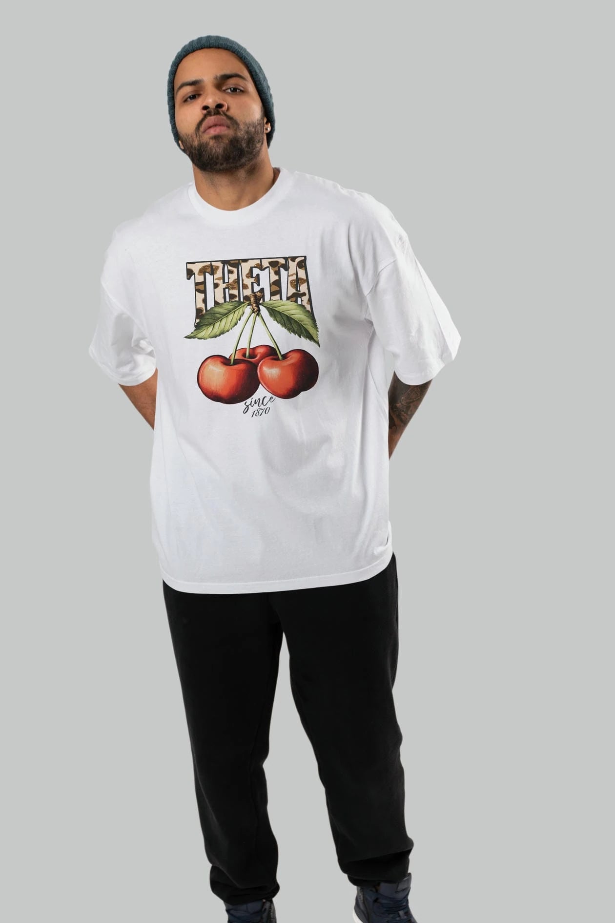 Cherry Cherries 9 Ön Baskılı Oversize t-shirt Erkek Kadın Pamuk Bisiklet Yaka tişort