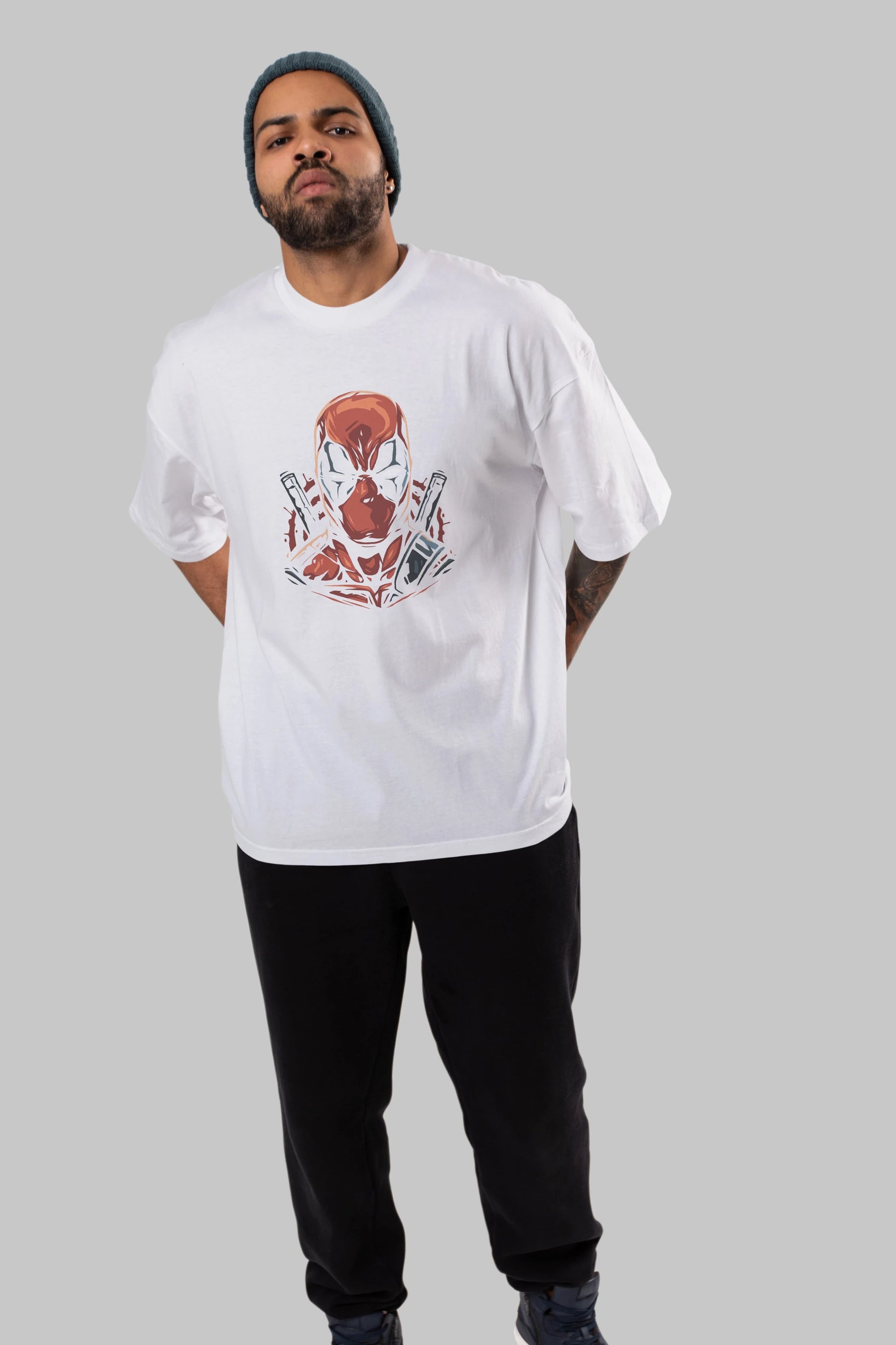 Deadpool (10) Ön Baskılı Oversize t-shirt Erkek Kadın Unisex %100 Pamuk Bisiklet Yaka tişort