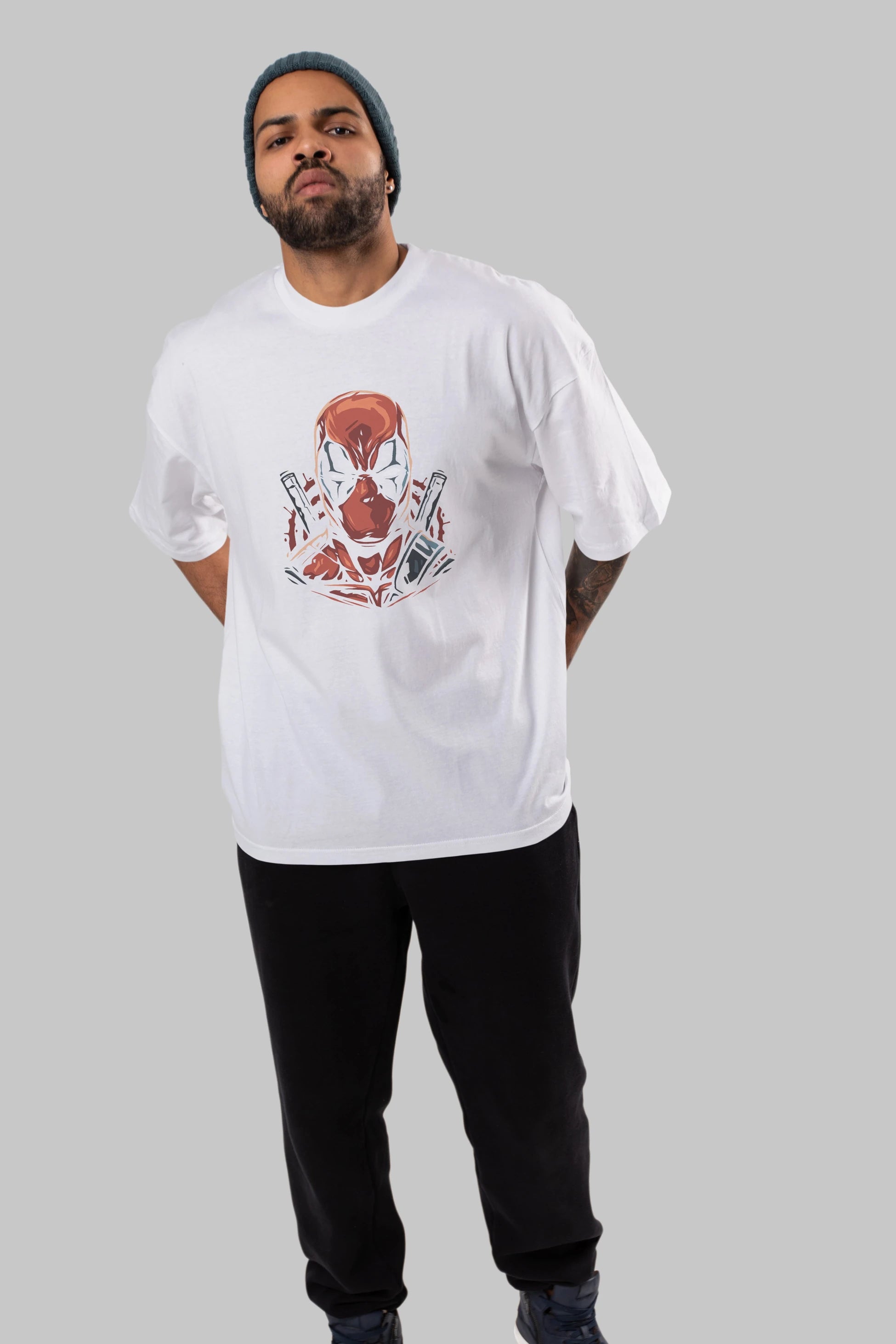 Deadpool (10) Ön Baskılı Oversize t-shirt Erkek Kadın Unisex %100 Pamuk Bisiklet Yaka tişort
