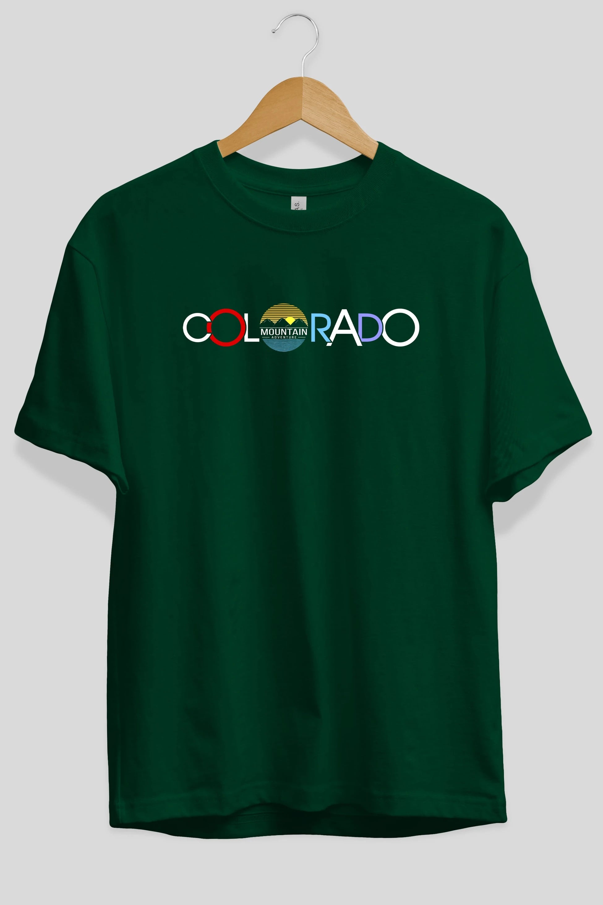 Colorado Ön Baskılı Oversize t-shirt Erkek Kadın Unisex
