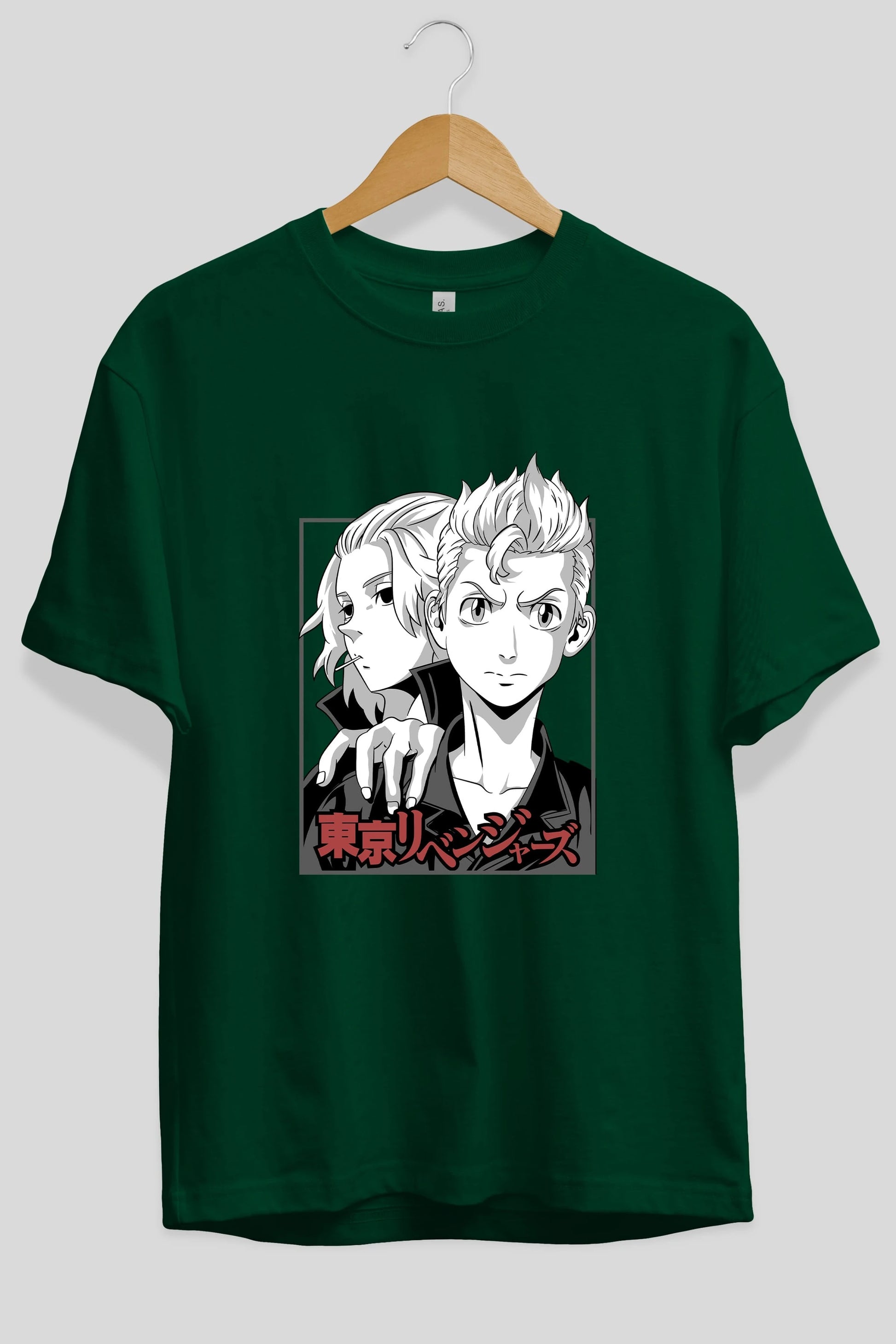 TOKYO REVENGERS Anime Ön Baskılı Oversize t-shirt %100 pamuk Erkek Kadın Unisex