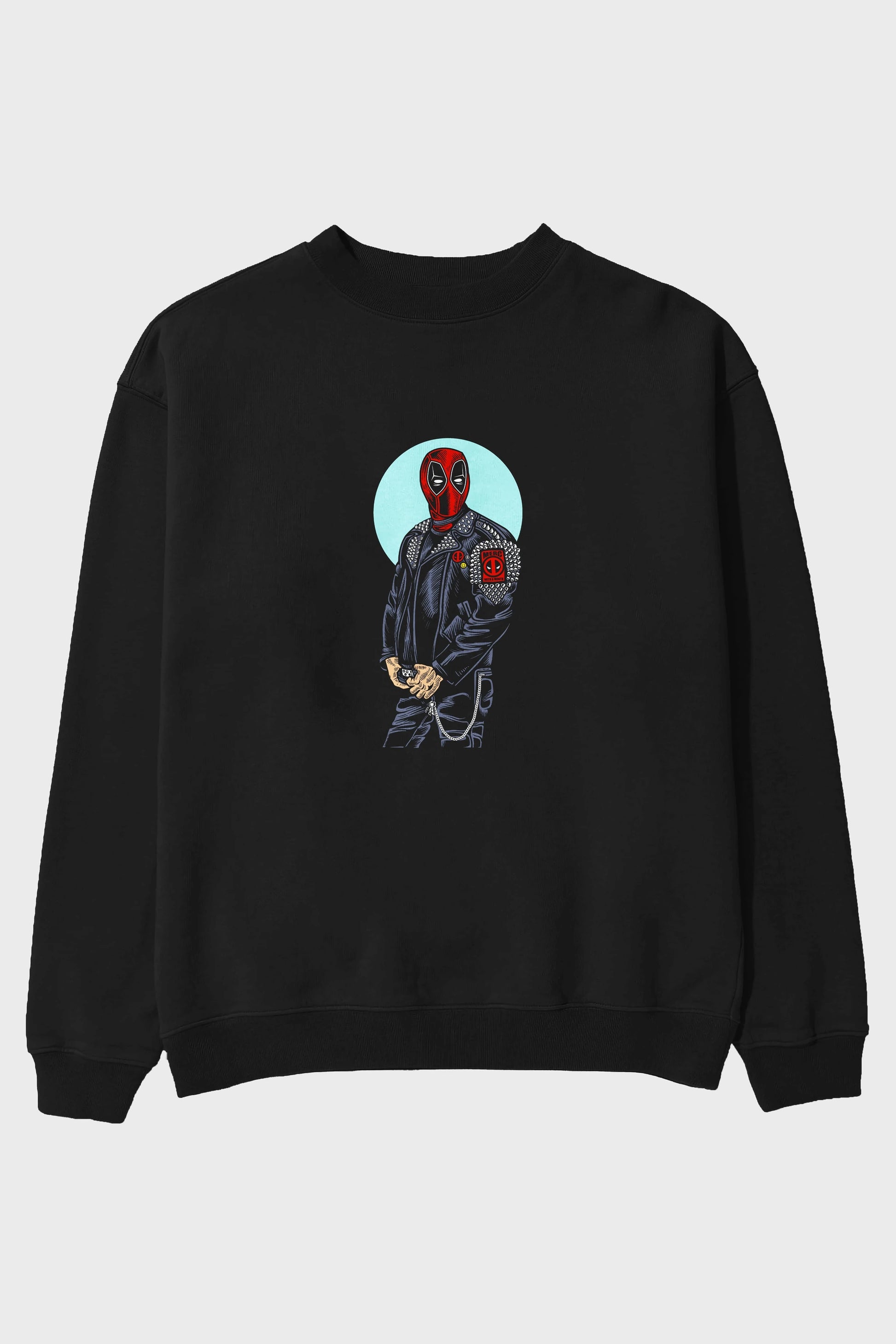Rebeliion Mercenary Ön Baskılı Oversize Sweatshirt Erkek Kadın Unisex