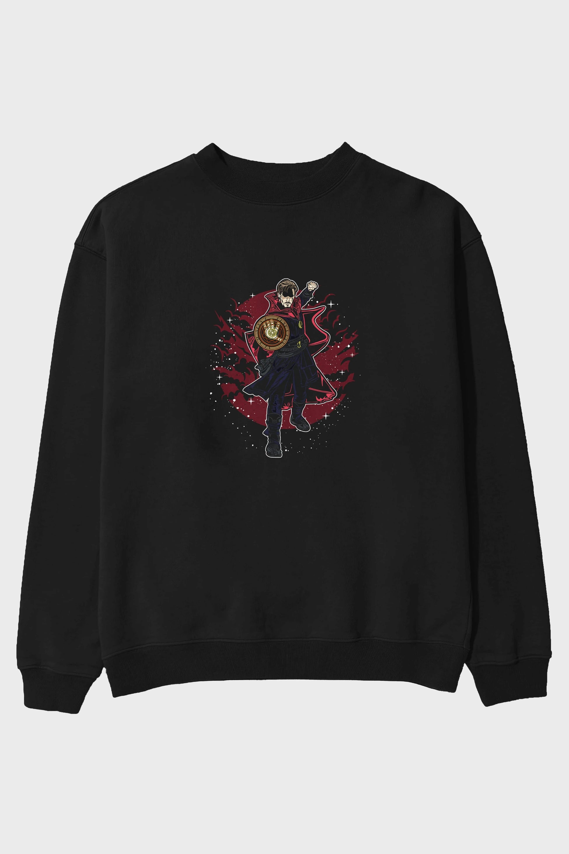 DOCTER STRANGE Ön Baskılı Oversize Sweatshirt Erkek Kadın Unisex