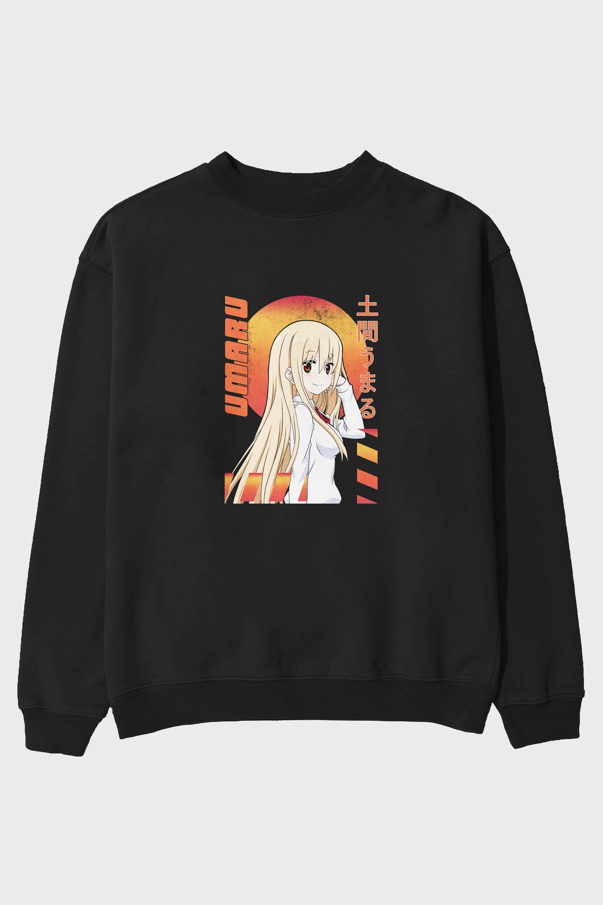 Umaru Doma 5 Anime Ön Baskılı Oversize Sweatshirt Erkek Kadın Unisex