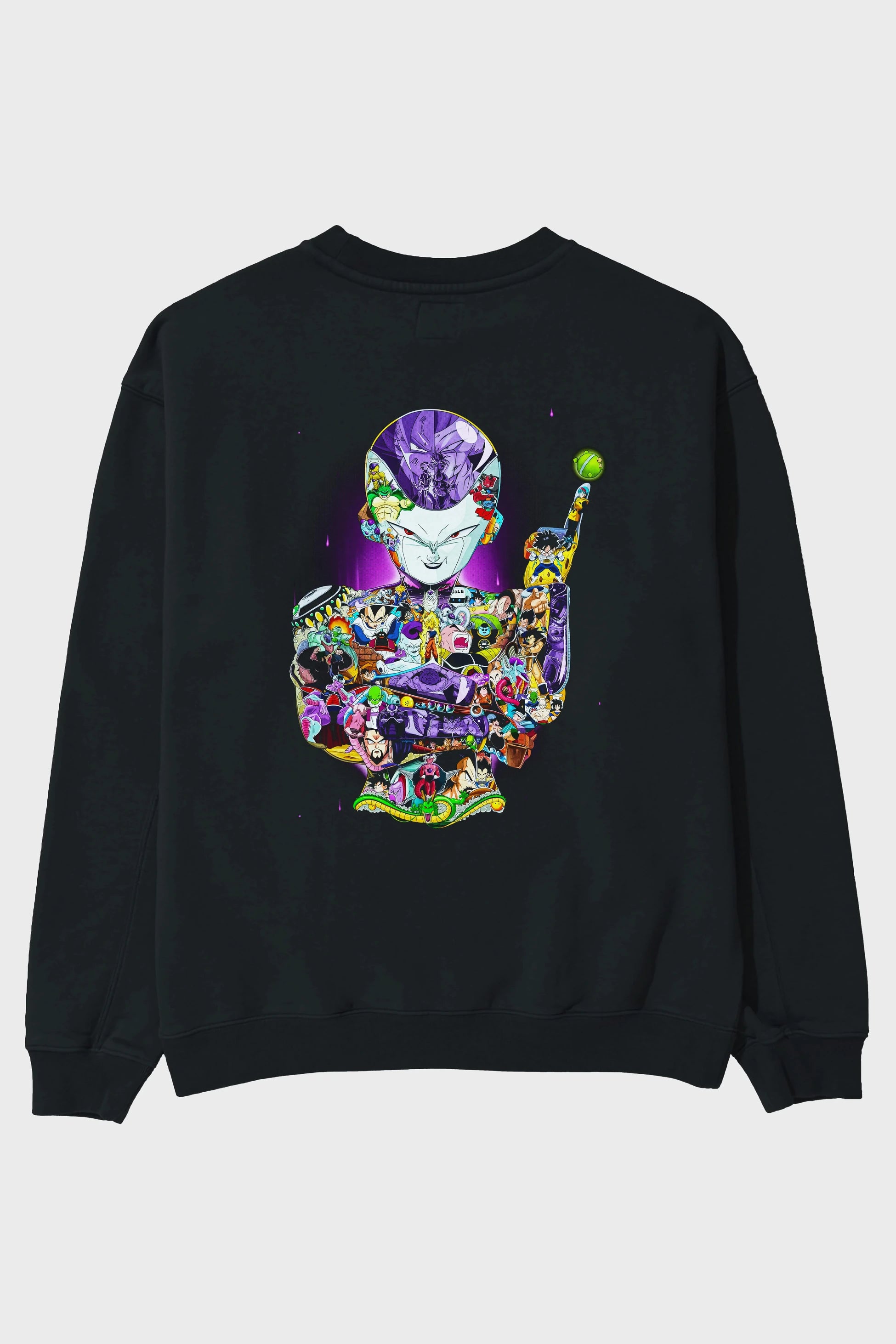DRAGON BALL ART (4) Anime Arka Baskılı Oversize Sweatshirt Erkek Kadın Unisex