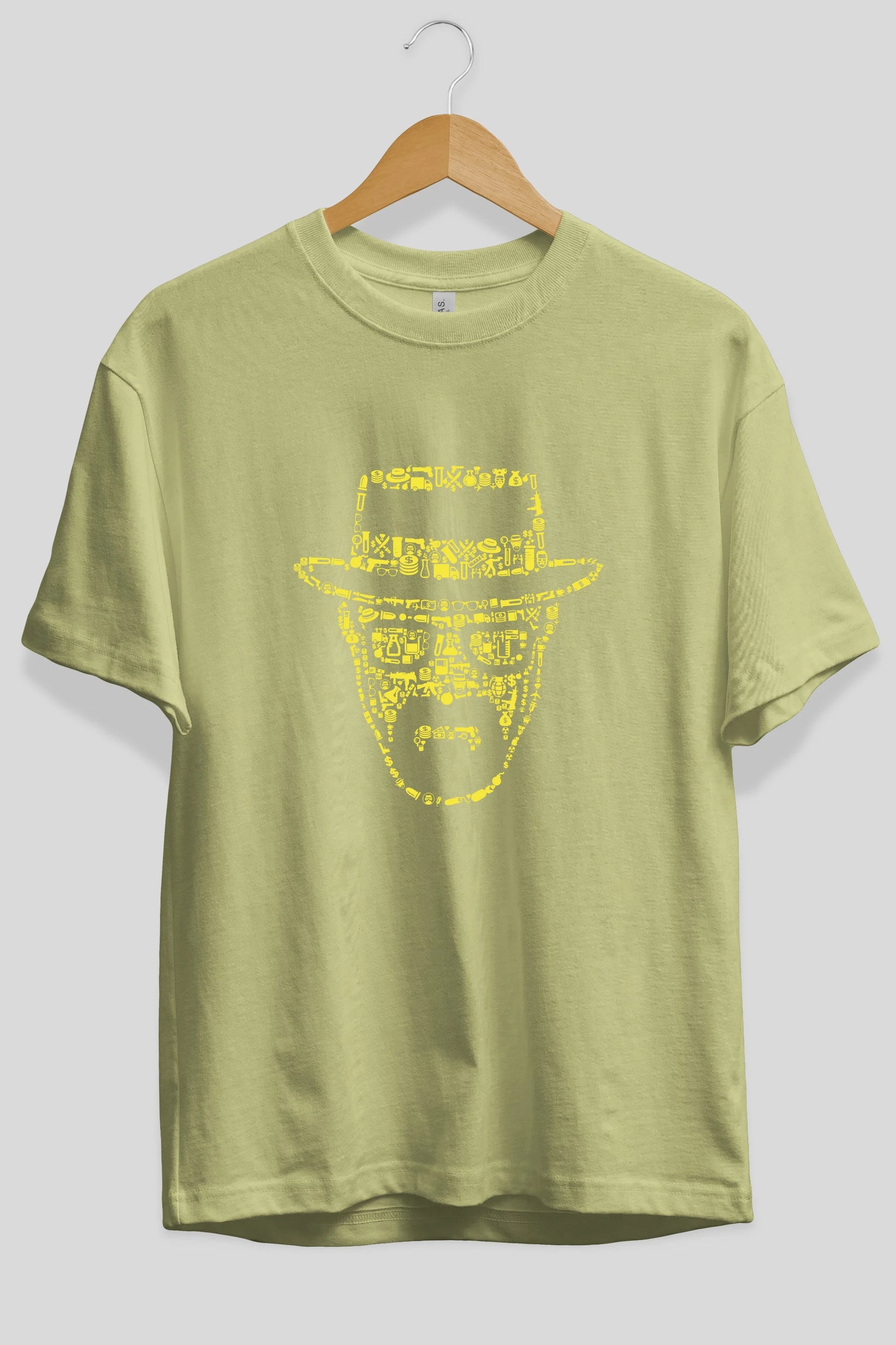 The Chronicle Ön Baskılı Oversize t-shirt %100 pamuk Erkek Kadın Unisex